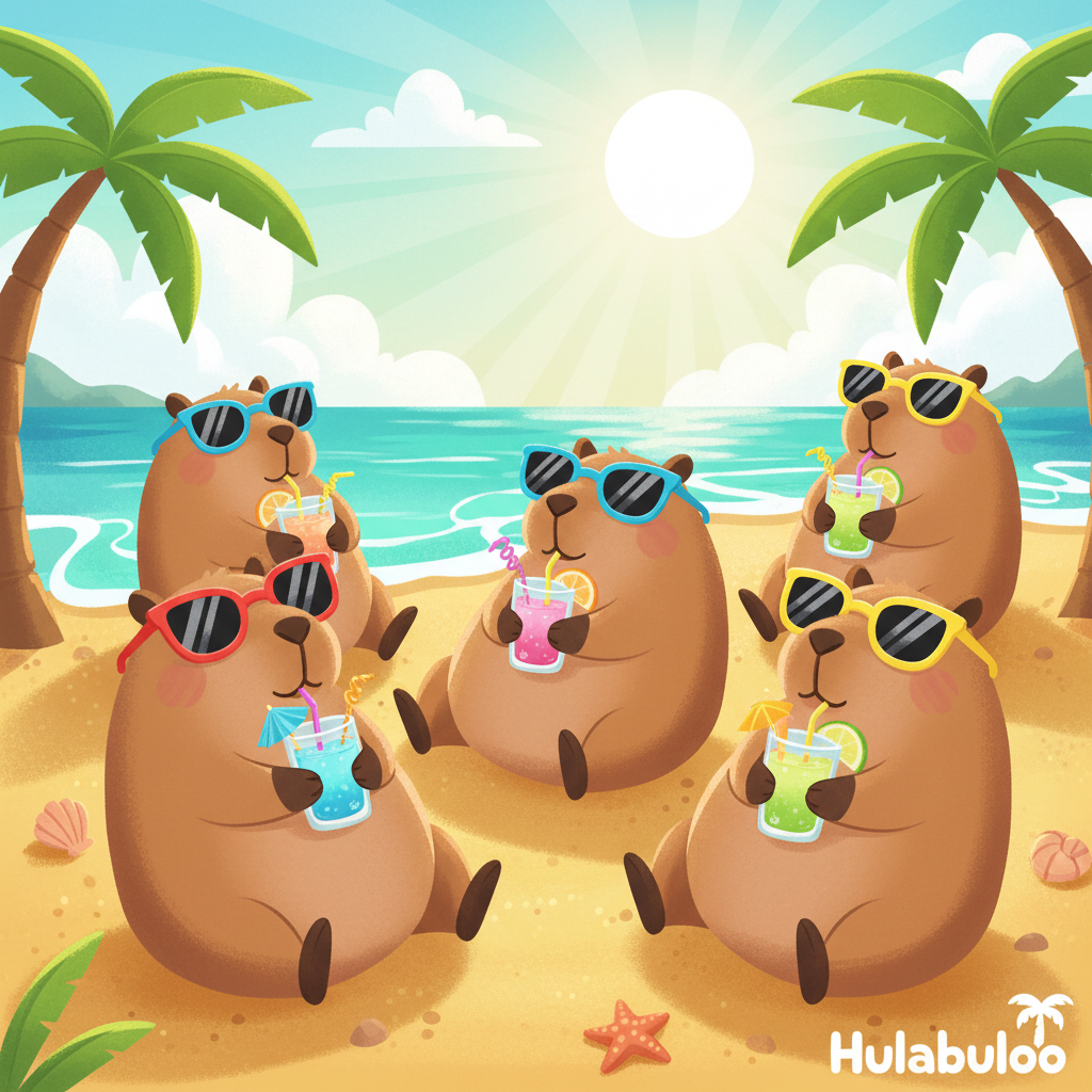 Capybaras on Vacation