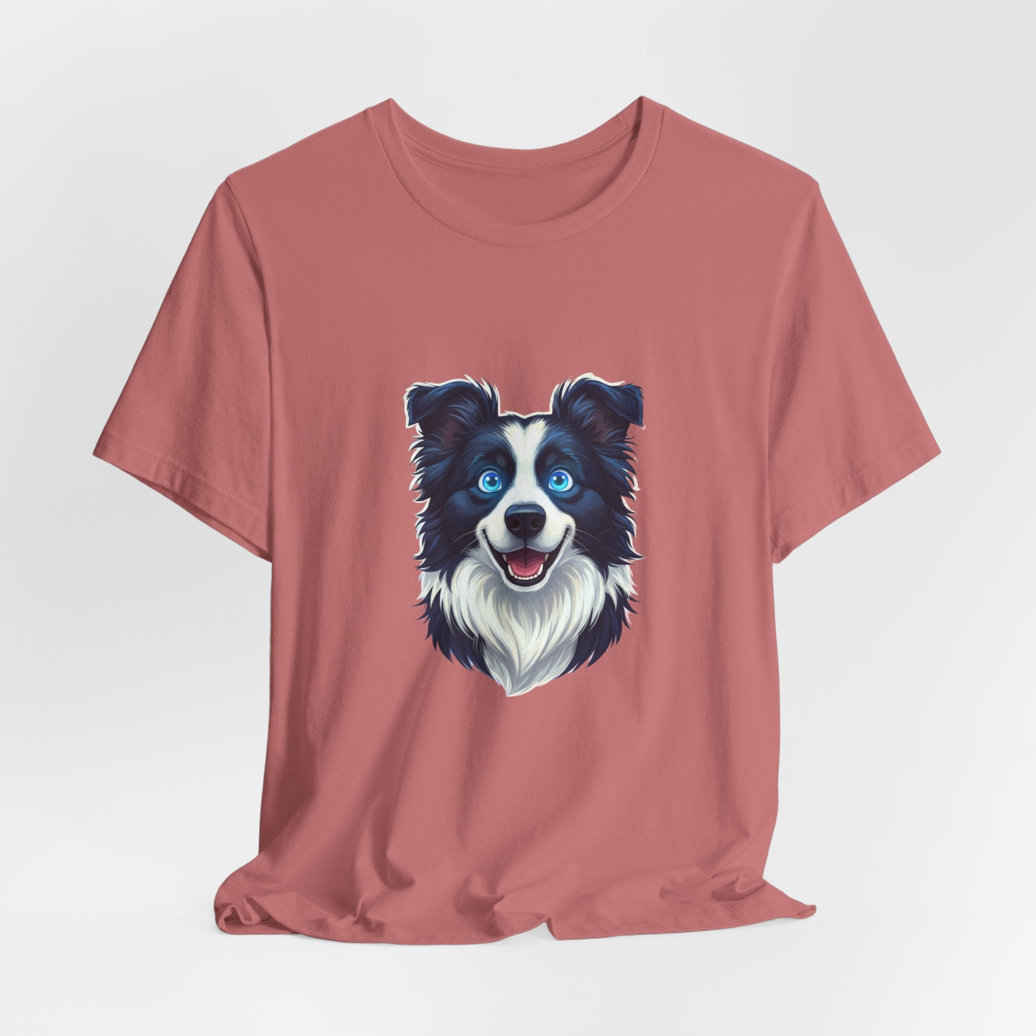 Border Collie Portrait Tee — Dog Lover Shirt