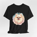 Pomeranian Dog Portrait Tee — Cute Fluffy Pomeranian Graphic T-Shirt