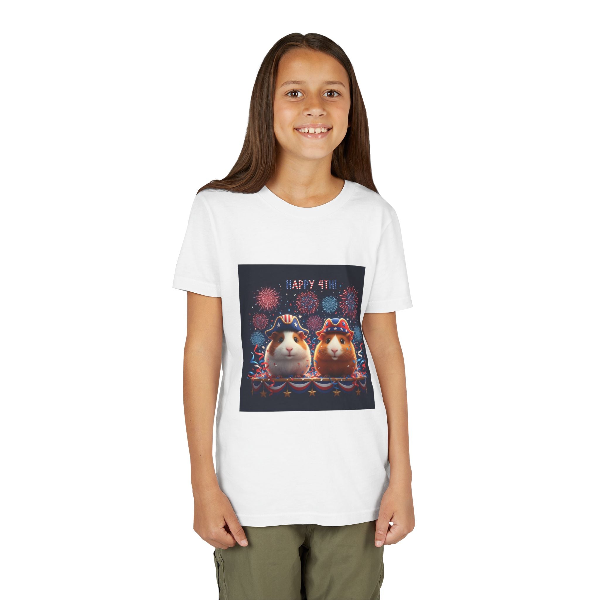 Guinea Pigs — Patriotic Fireworks — Youth T-Shirt