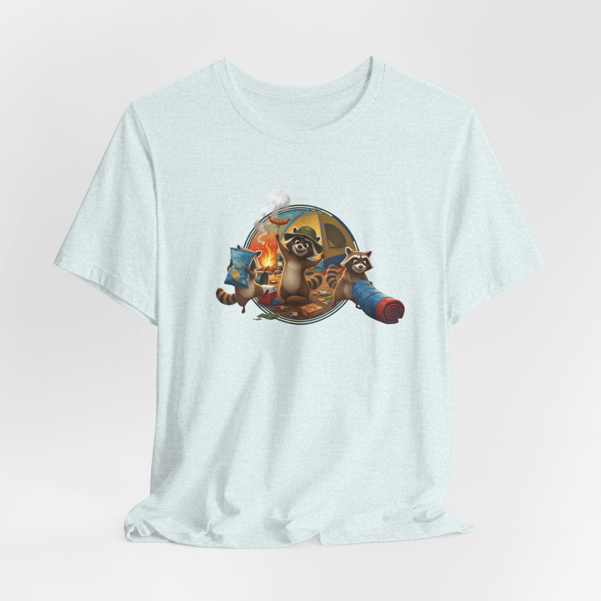 Raccoon Raiding the Camp Graphic Tee