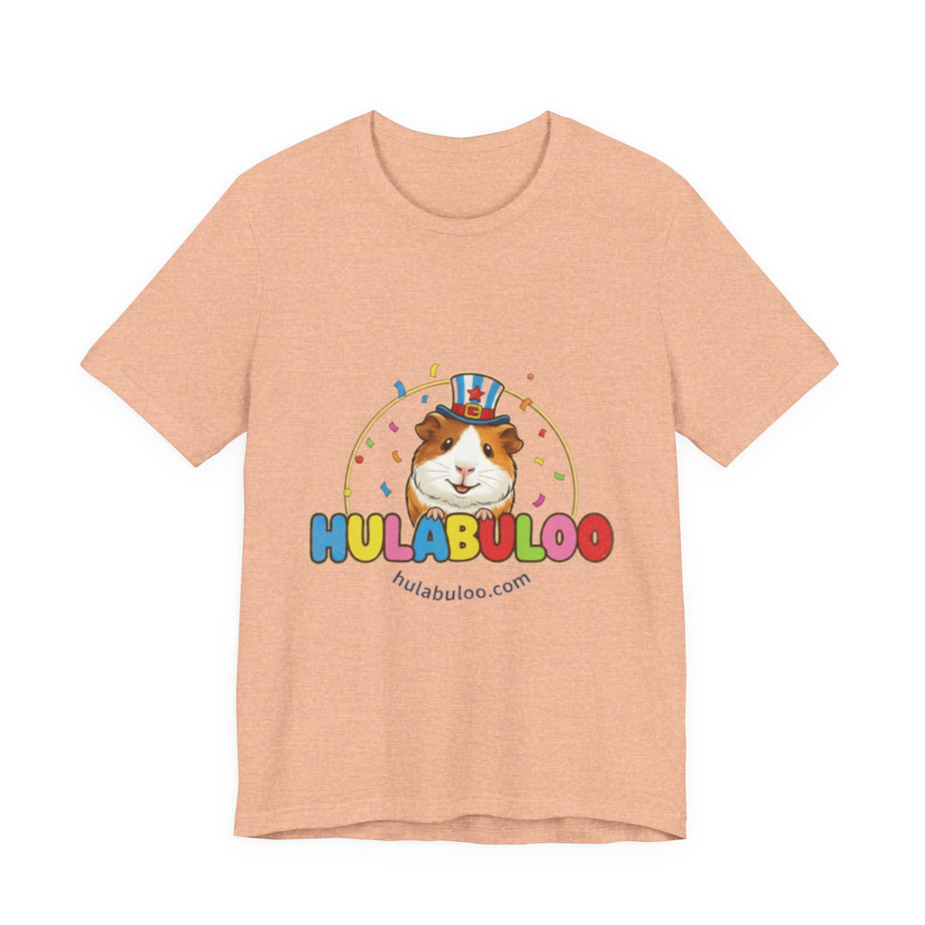 Guinea Pig Logo Tee — Hulabuloo Cute Pet Graphic T-Shirt