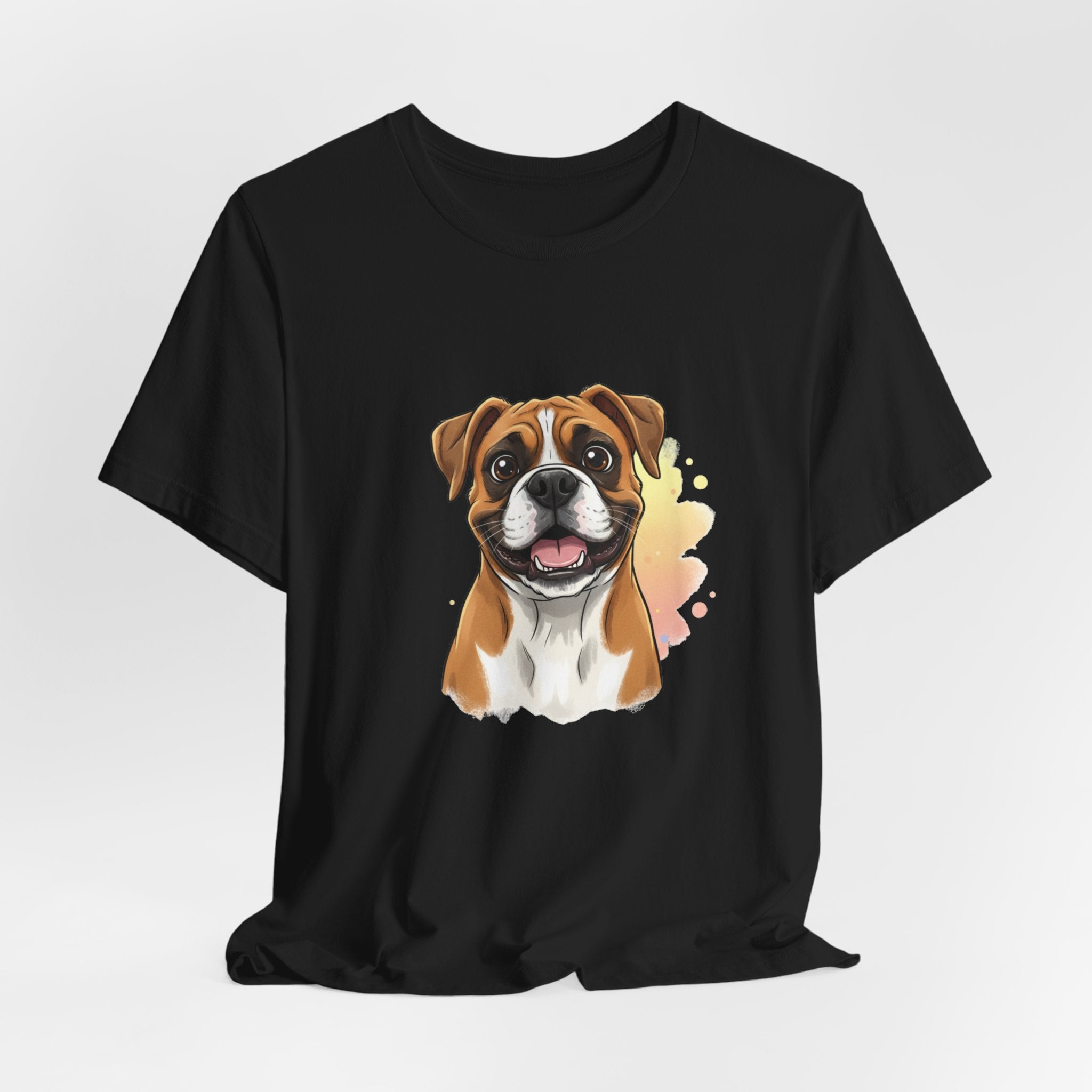 Boxer Dog T-Shirt — Cute Happy Boxer Portrait Tee