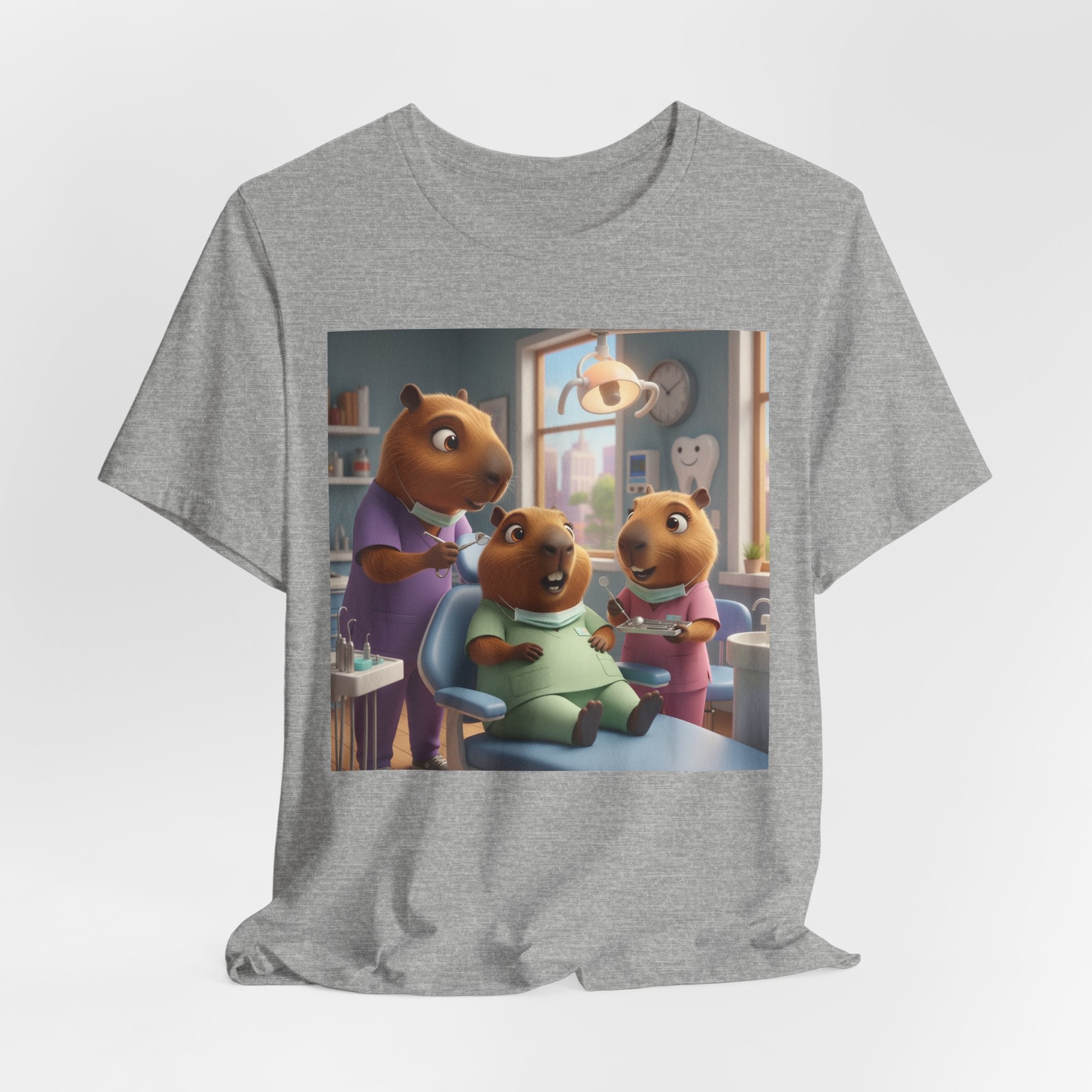 Capybara Dentist Scene T‑Shirt