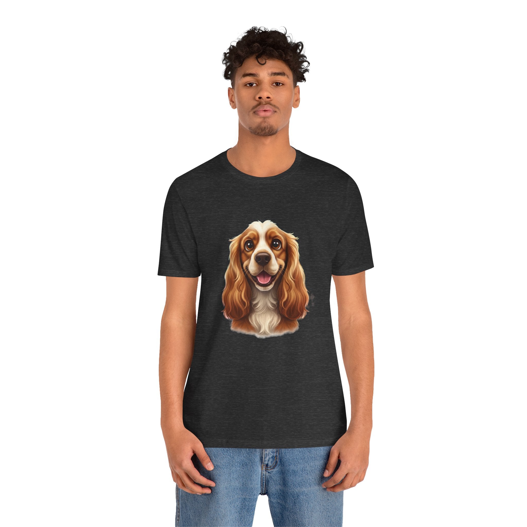 Cavalier King Charles Spaniel Portrait Tee - Cute Dog Lover T-Shirt