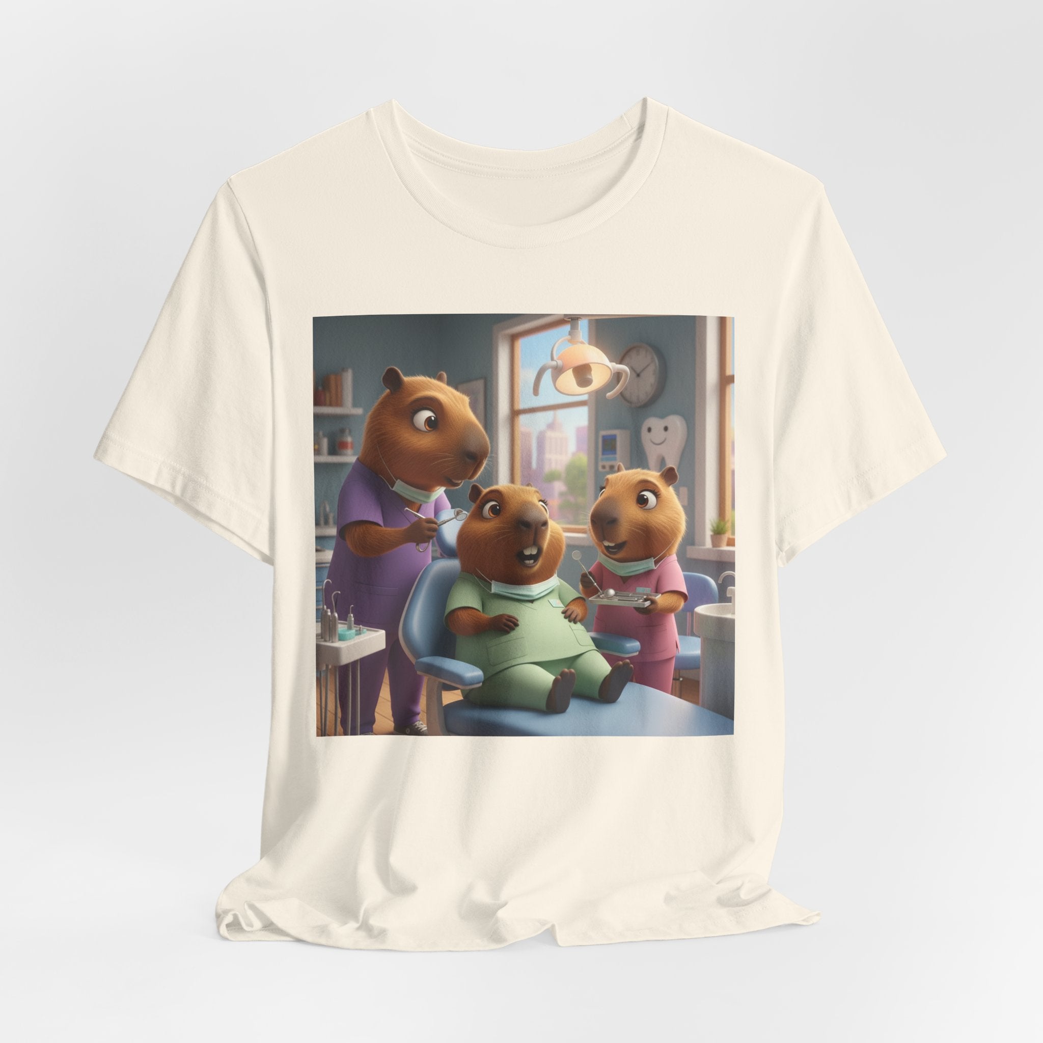 Capybara Dentist Scene T‑Shirt
