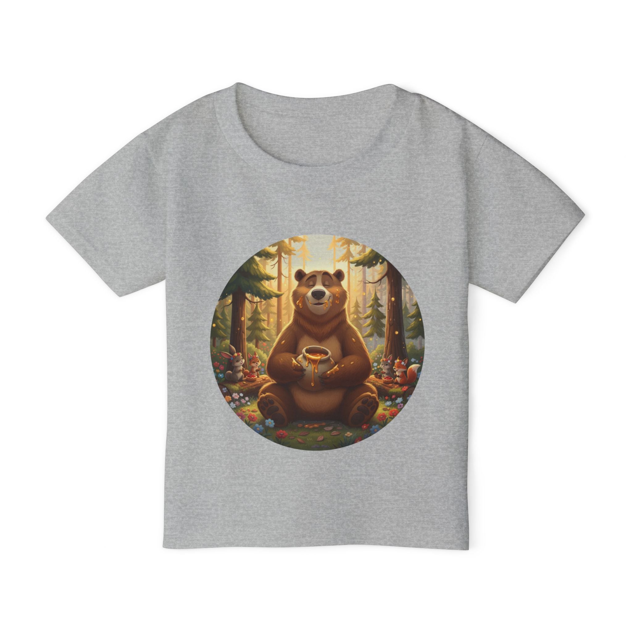 Hulabuloo — Bear — Forest Party Toddler T-Shirt