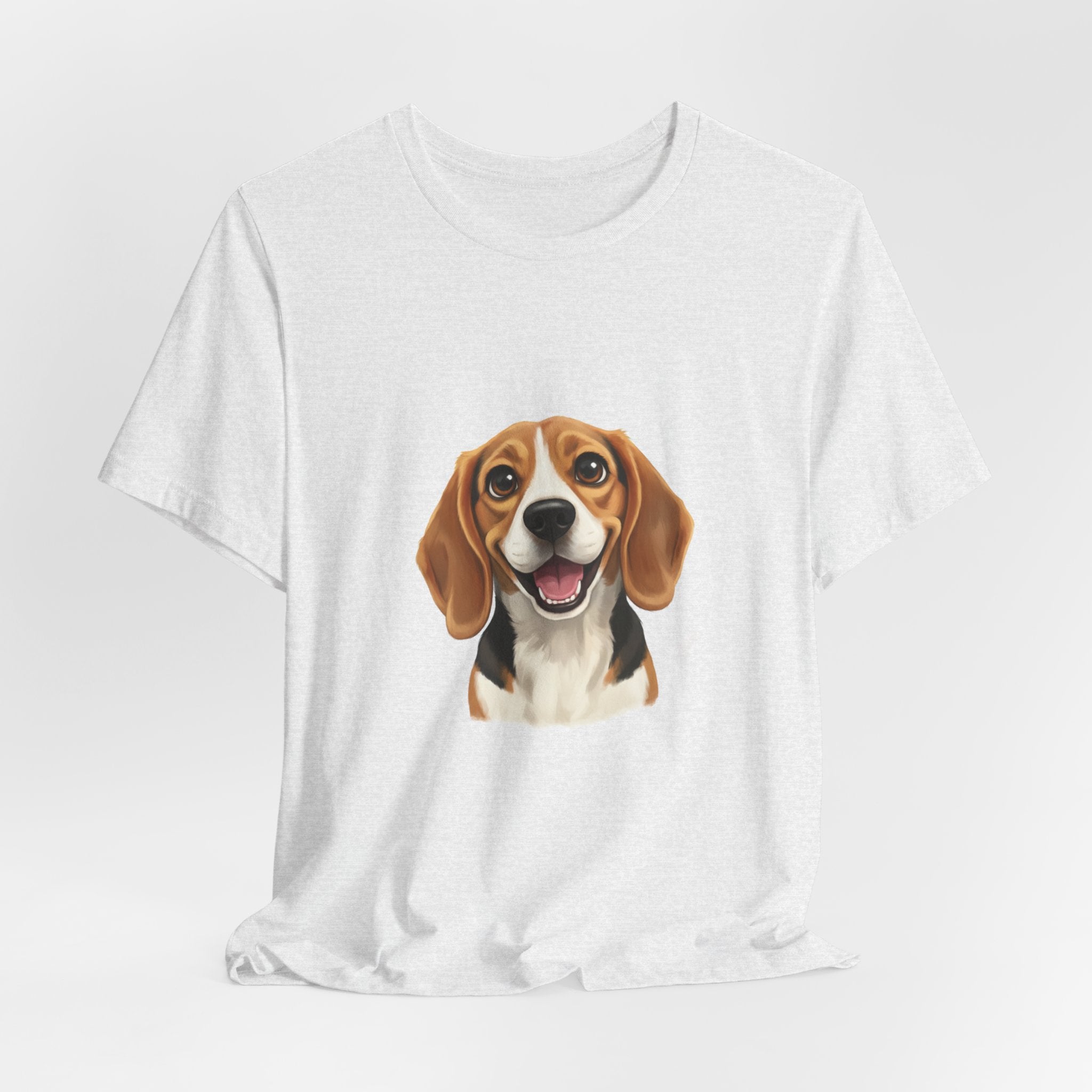 Beagle Portrait T‑Shirt — Cute Happy Dog Tee for Pet Lovers