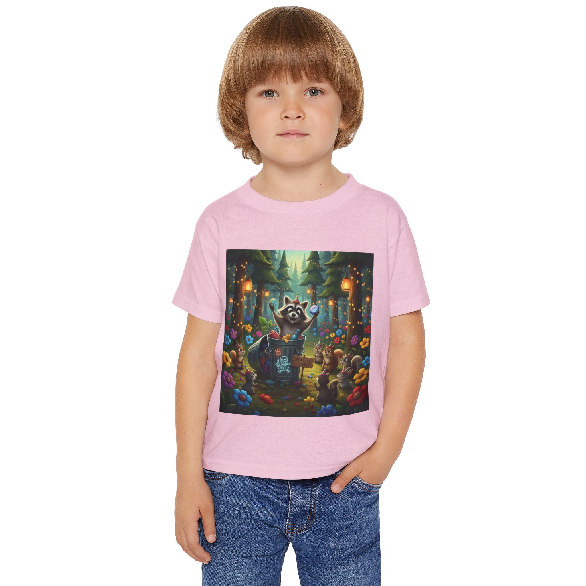 Hulabuloo — Raccoon — Forest Party Toddler T-Shirt