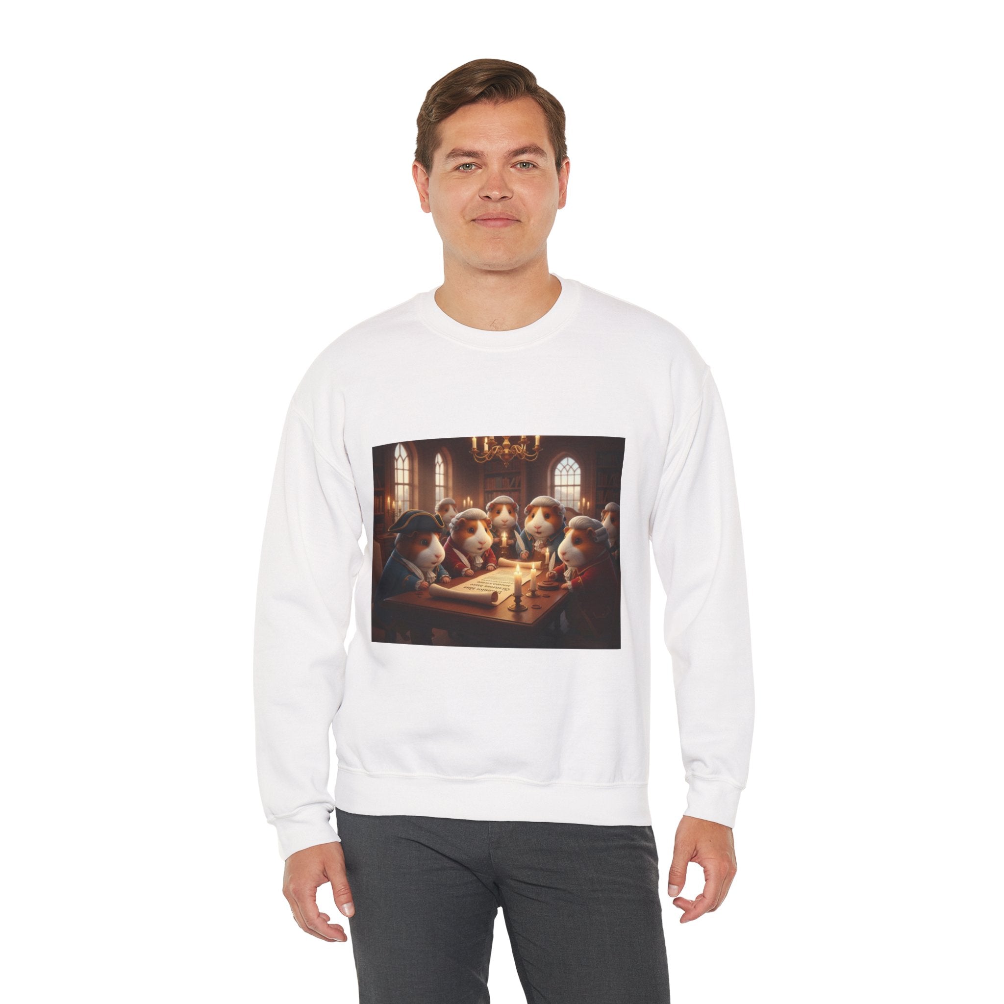Guinea Pig Historic Sweatshirt — Cozy Crewneck Sweatshirt