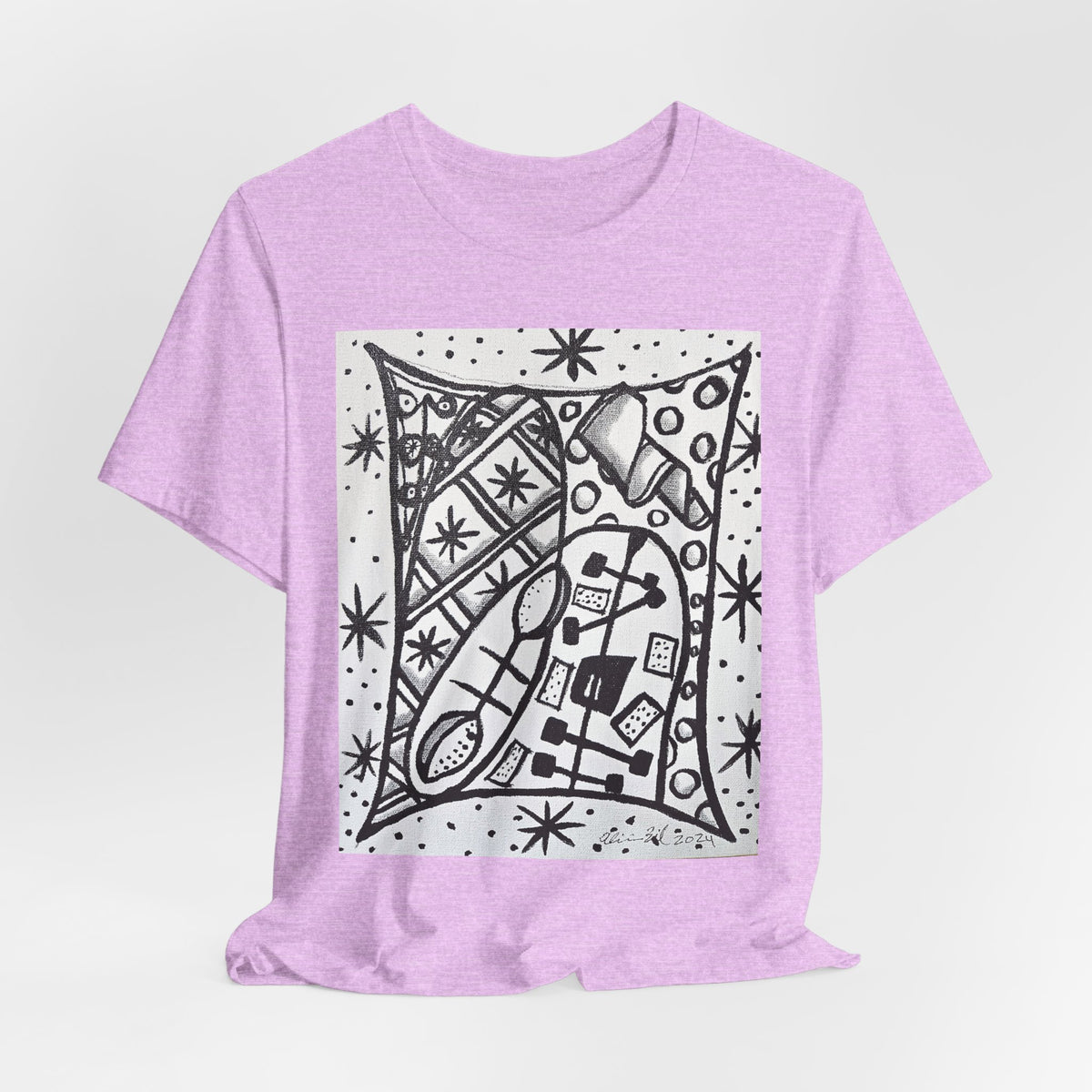Alicia Wilson — Abstract Black & White Art — T-Shirt