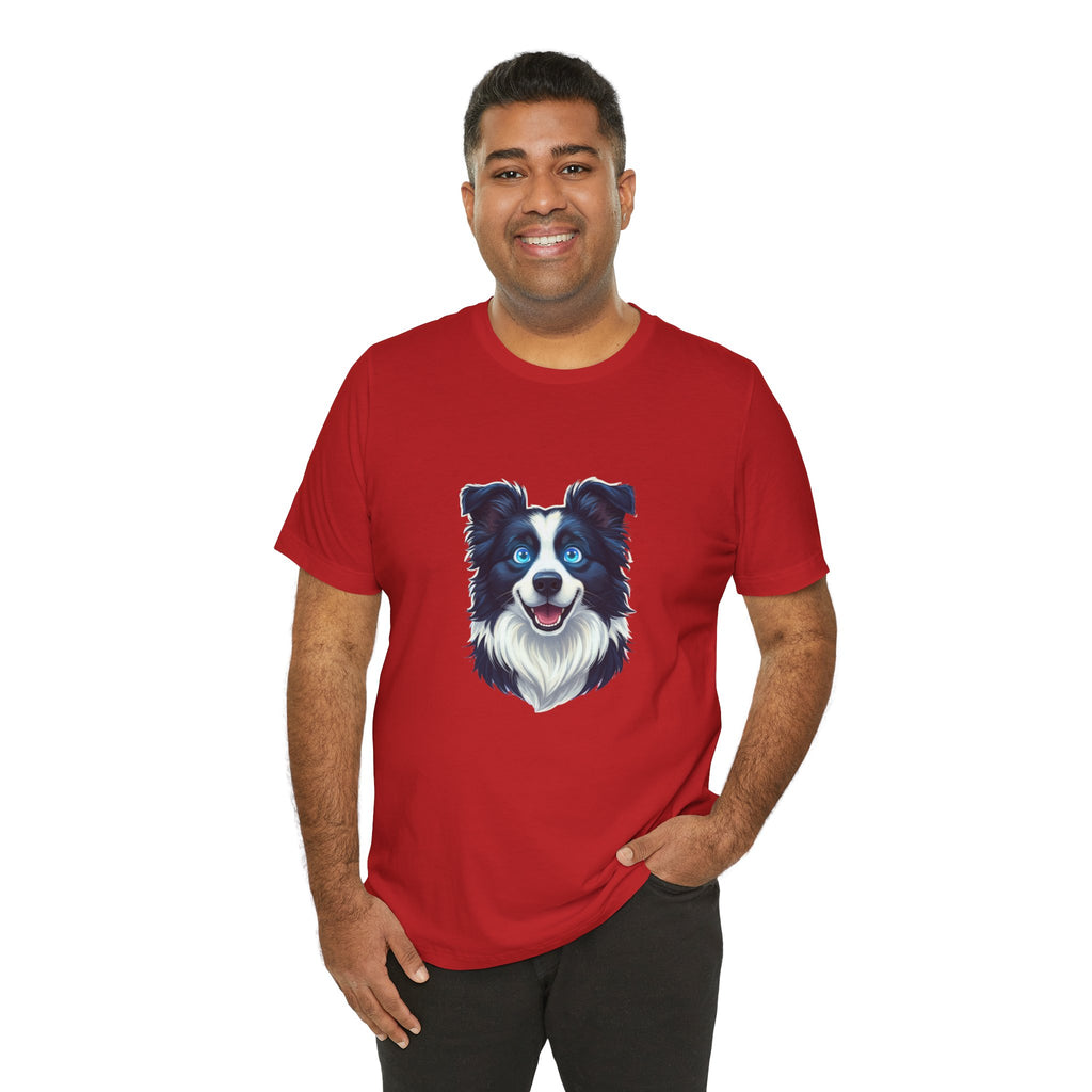 Border Collie Portrait Tee — Dog Lover Shirt