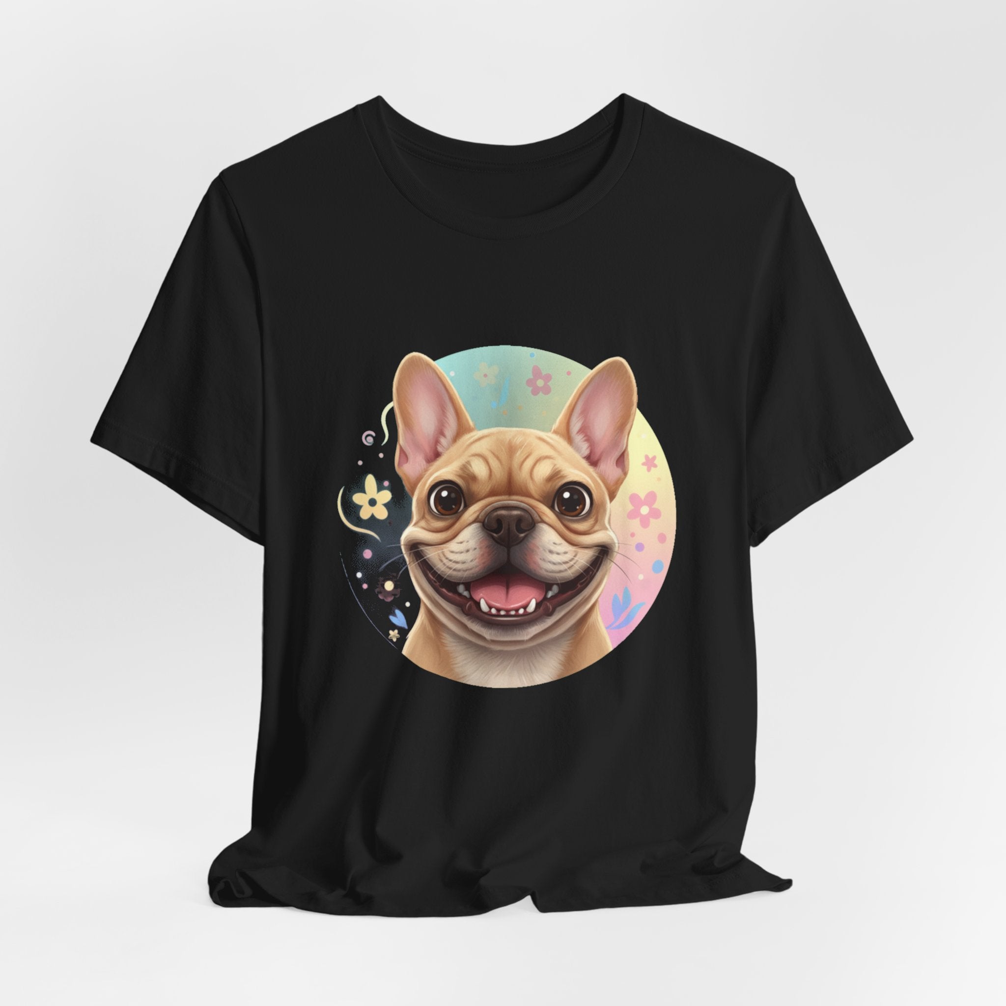 French Bulldog Smile T-Shirt — Cute Happy Dog Graphic Tee