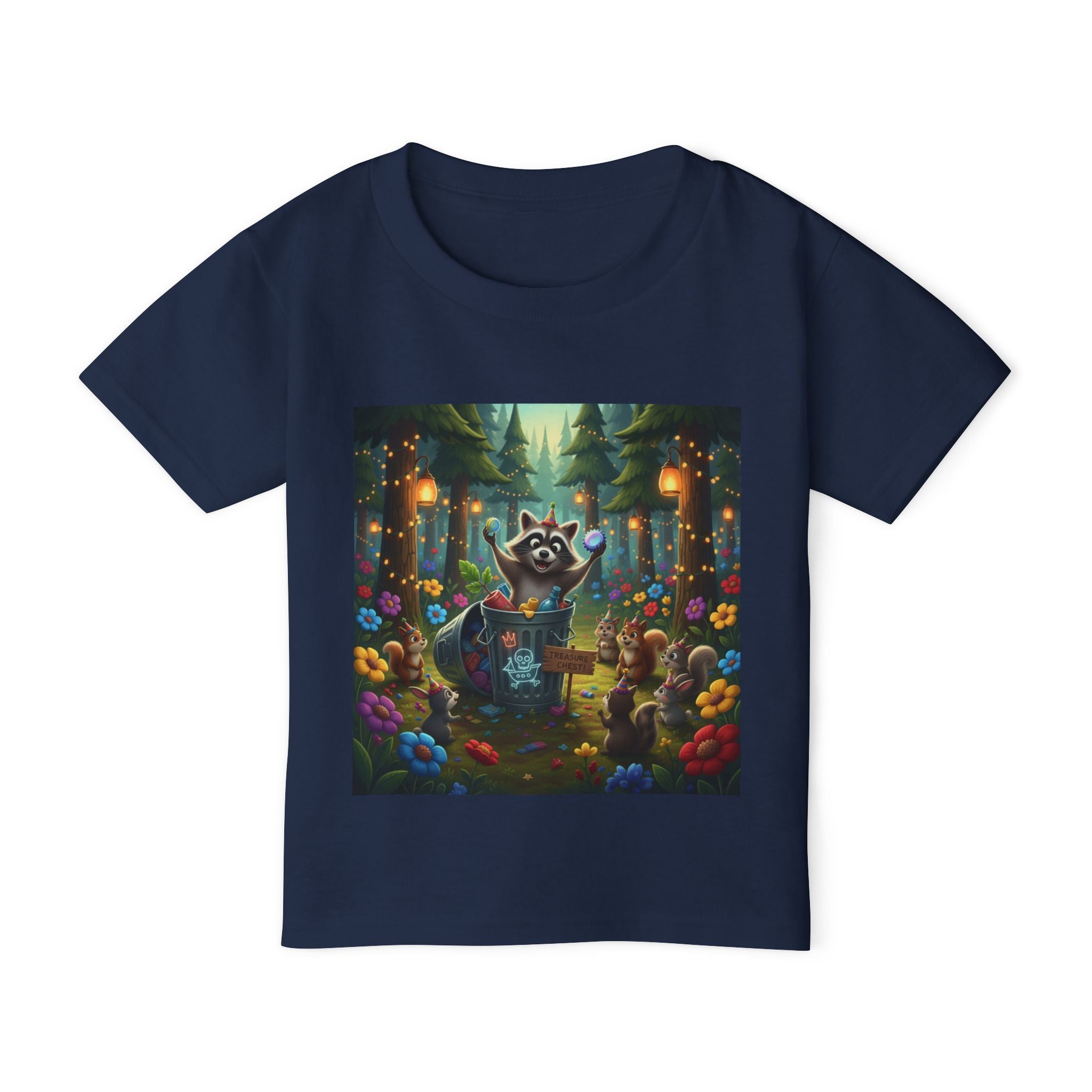 Hulabuloo — Raccoon — Forest Party Toddler T-Shirt