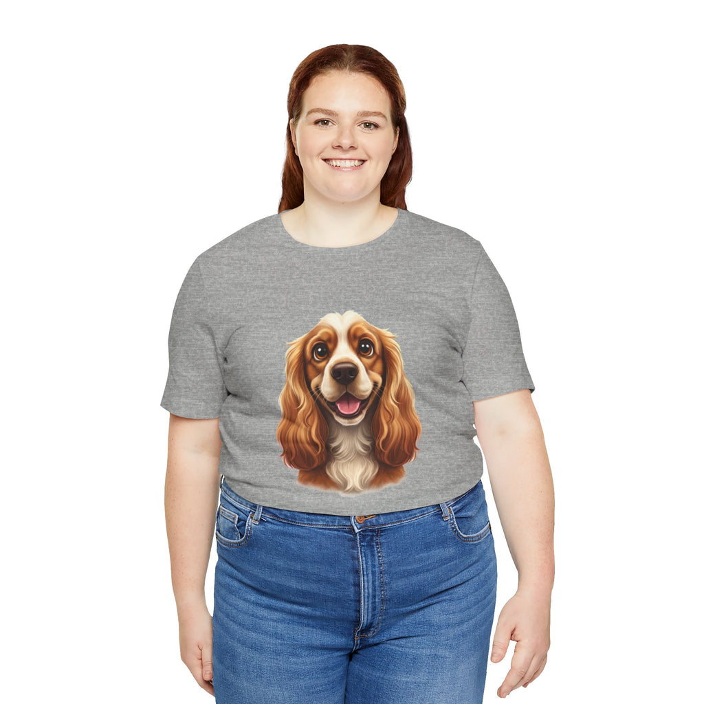Cavalier King Charles Spaniel Portrait Tee - Cute Dog Lover T-Shirt