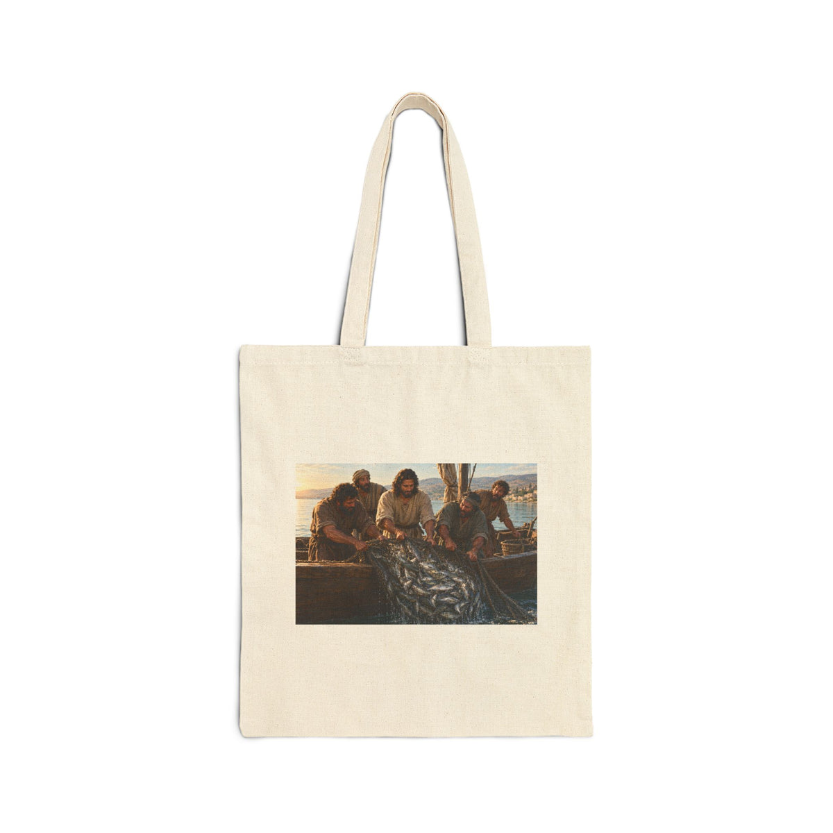 Hulabuloo — Annunciation & Jesus with Fishermen — Bible Tote Bag