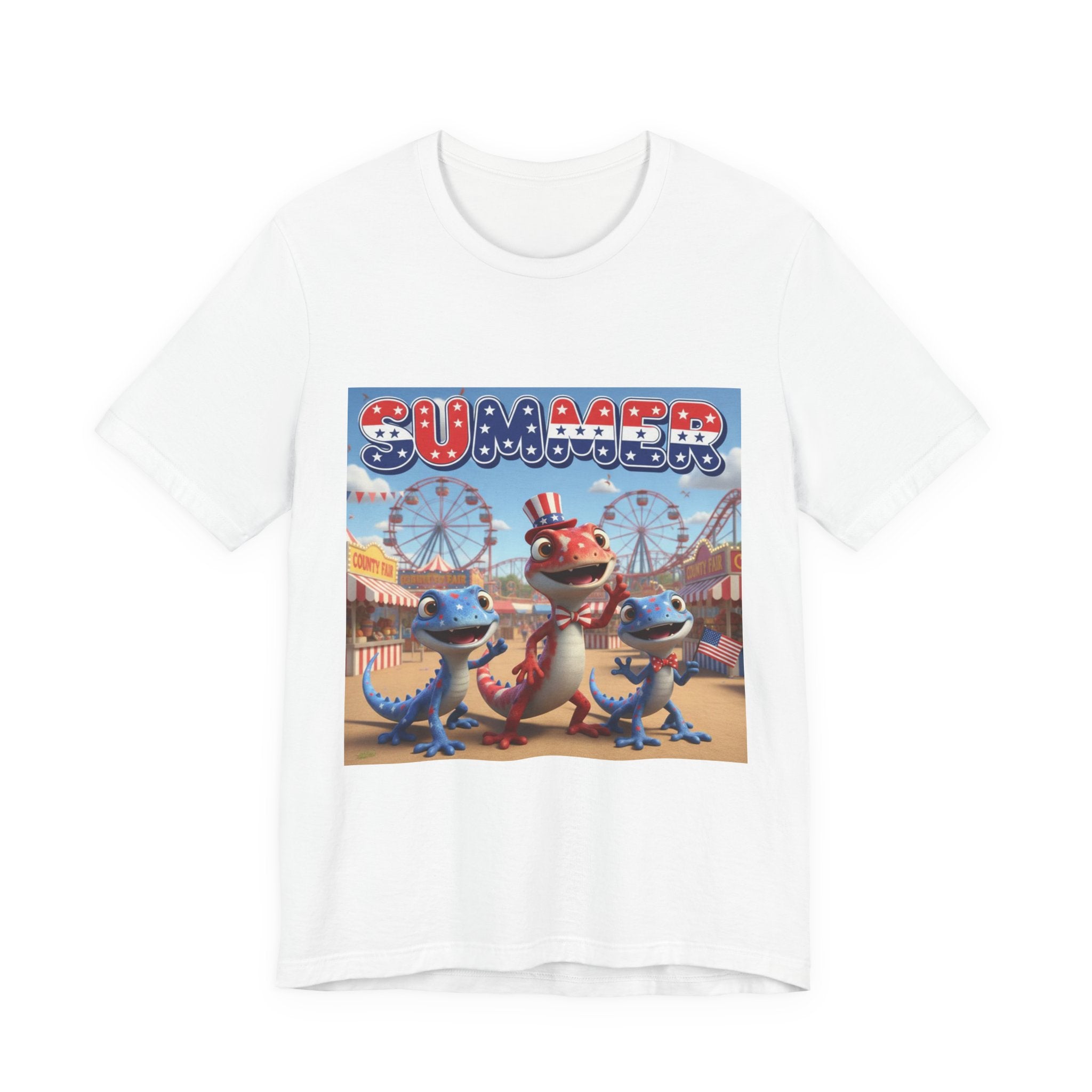 Lizard Family — Patriotic Carnival — T-Shirt