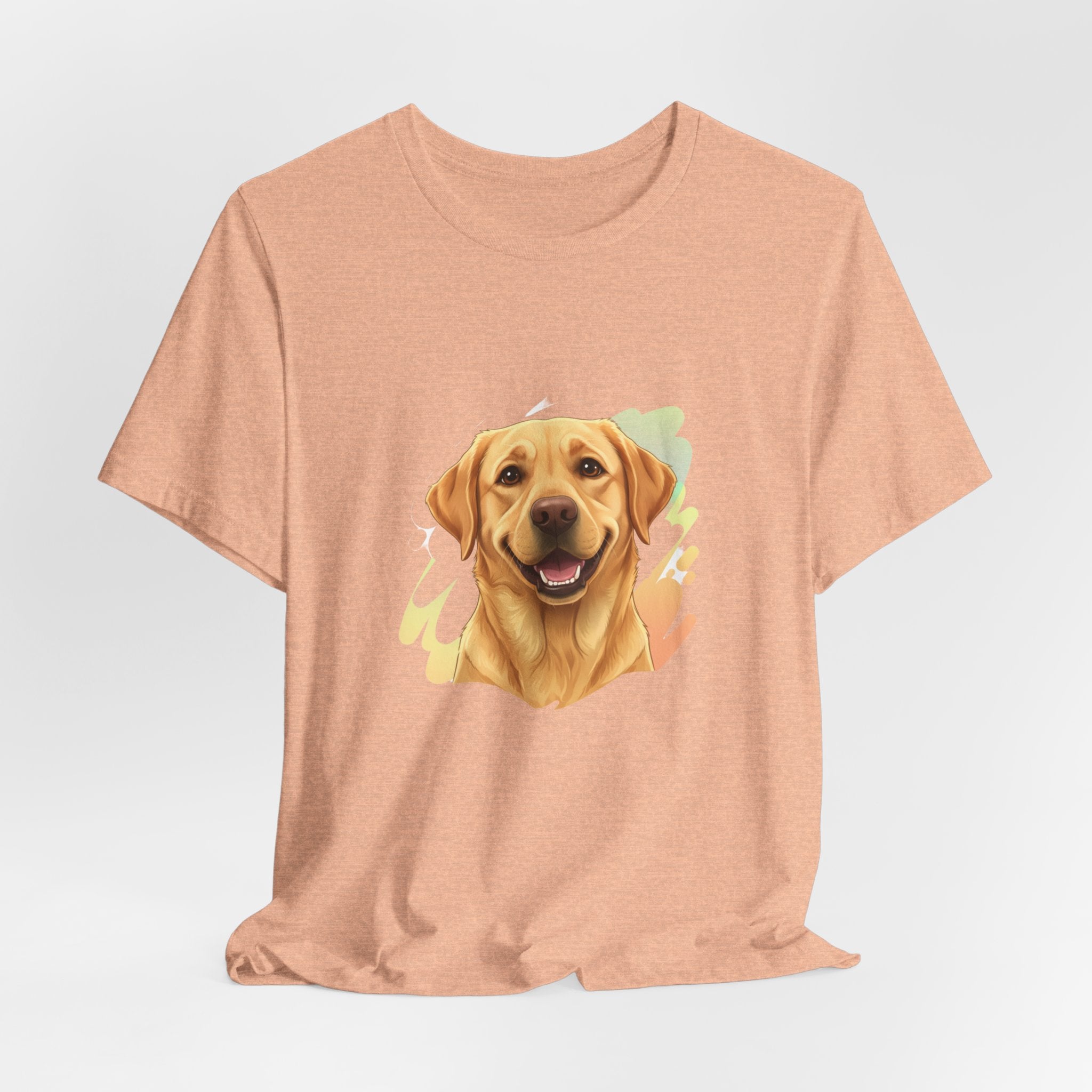 Labrador Retriever Portrait T-Shirt — Cute Dog Face Tee for Pet Lovers