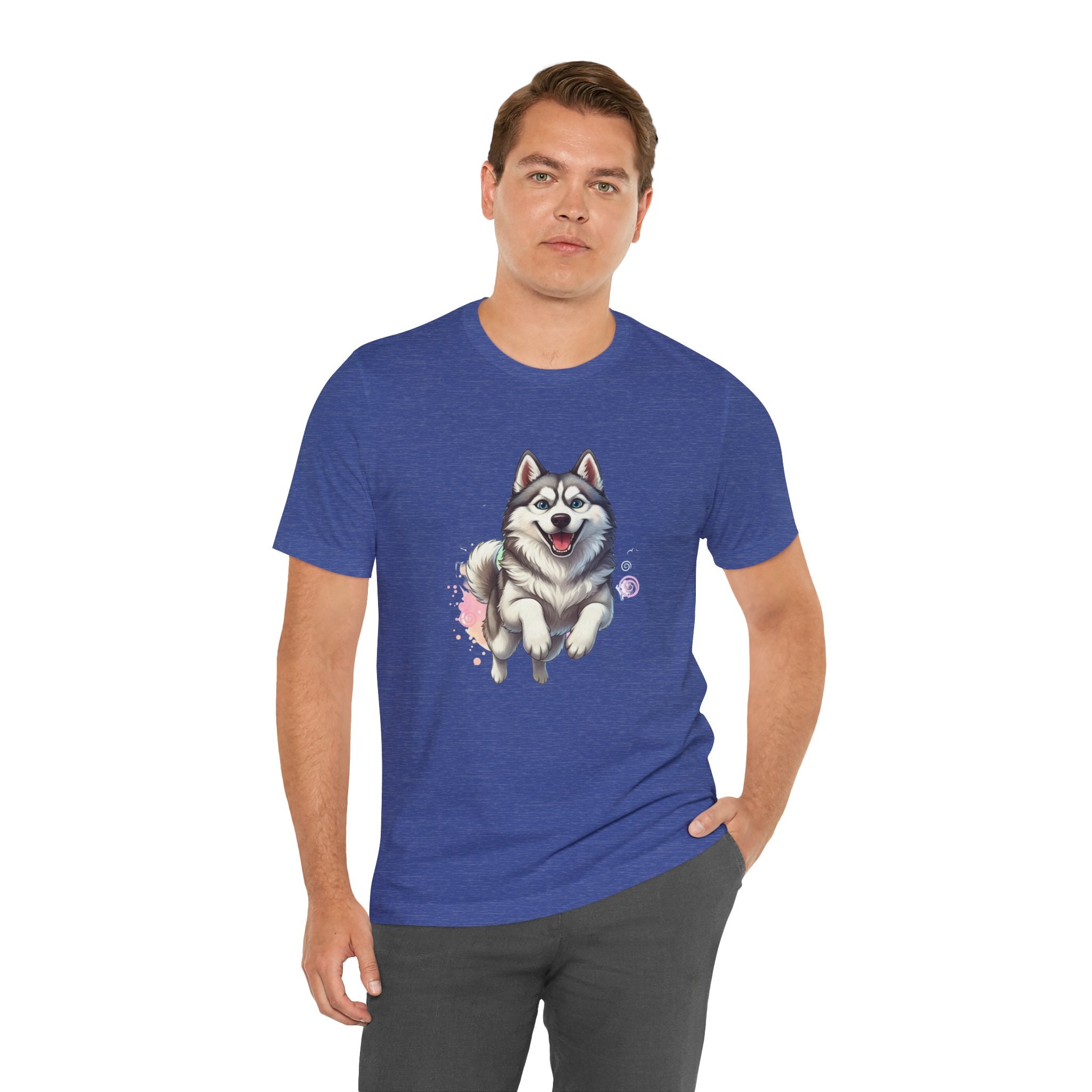 Husky T‑Shirt — Cute Alaskan Malamute Dog Tee