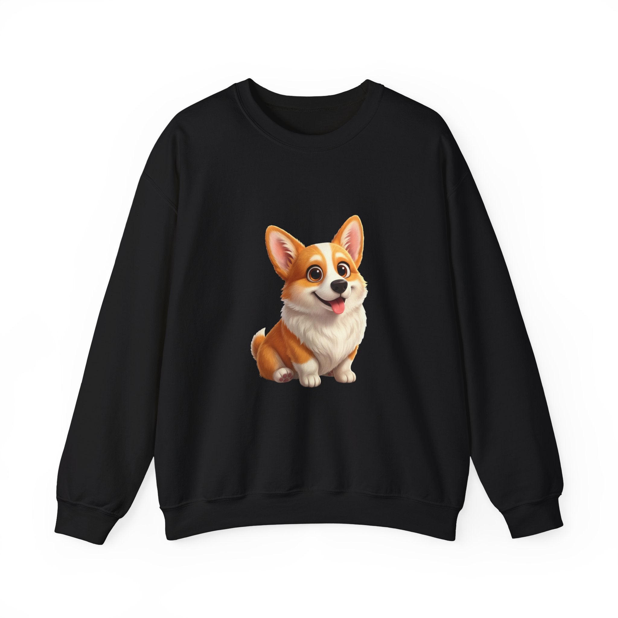 Corgi Crewneck Sweatshirt — Cute Cartoon Pembroke Corgi Pullover