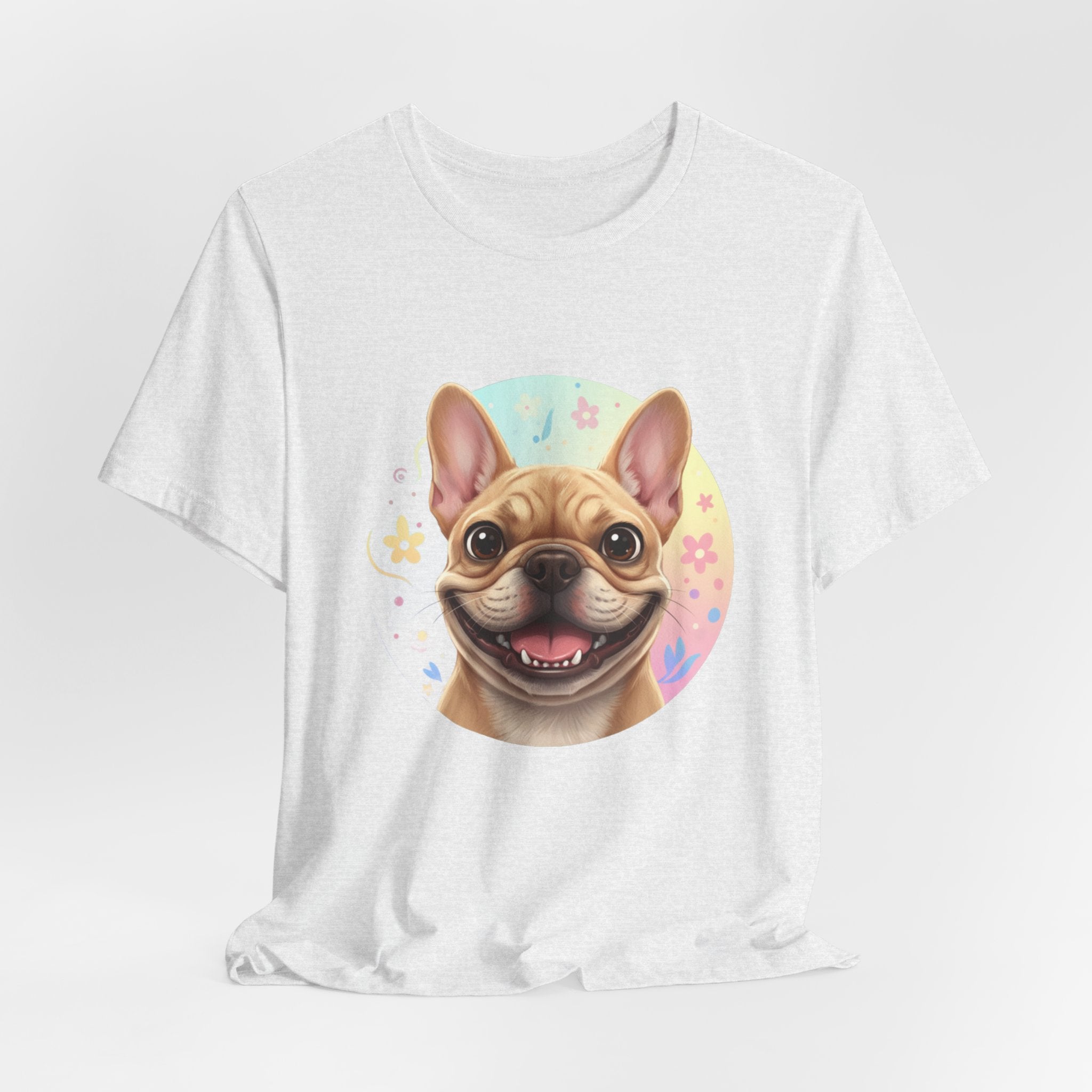 French Bulldog Smile T-Shirt — Cute Happy Dog Graphic Tee