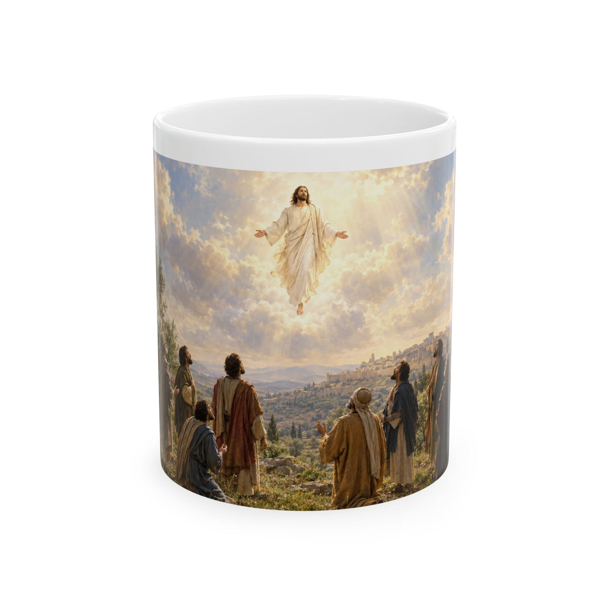 Hulabuloo — Ascension of Jesus — Bible Ceramic Mug
