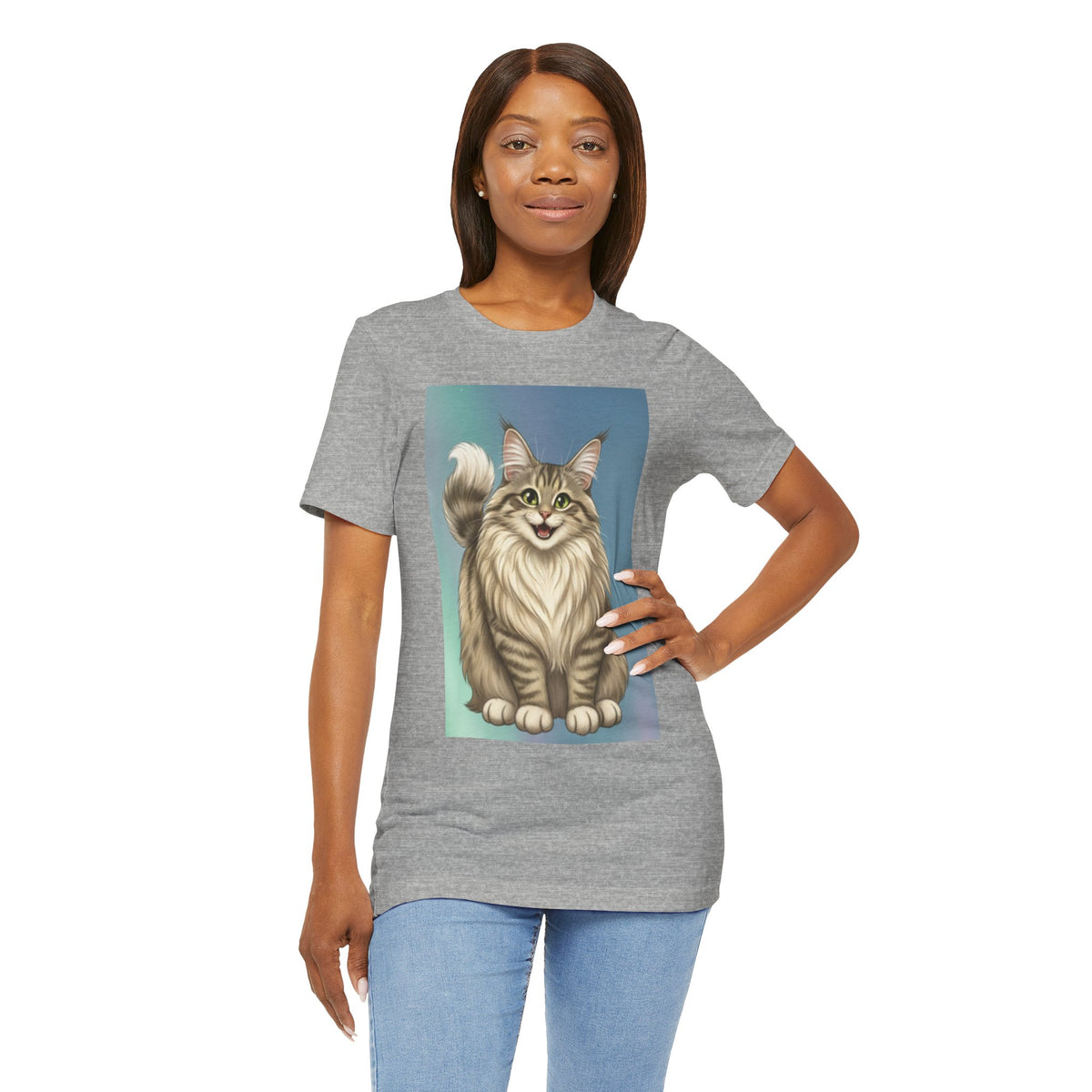Cat — Norwegian Forest Cat — T-Shirt
