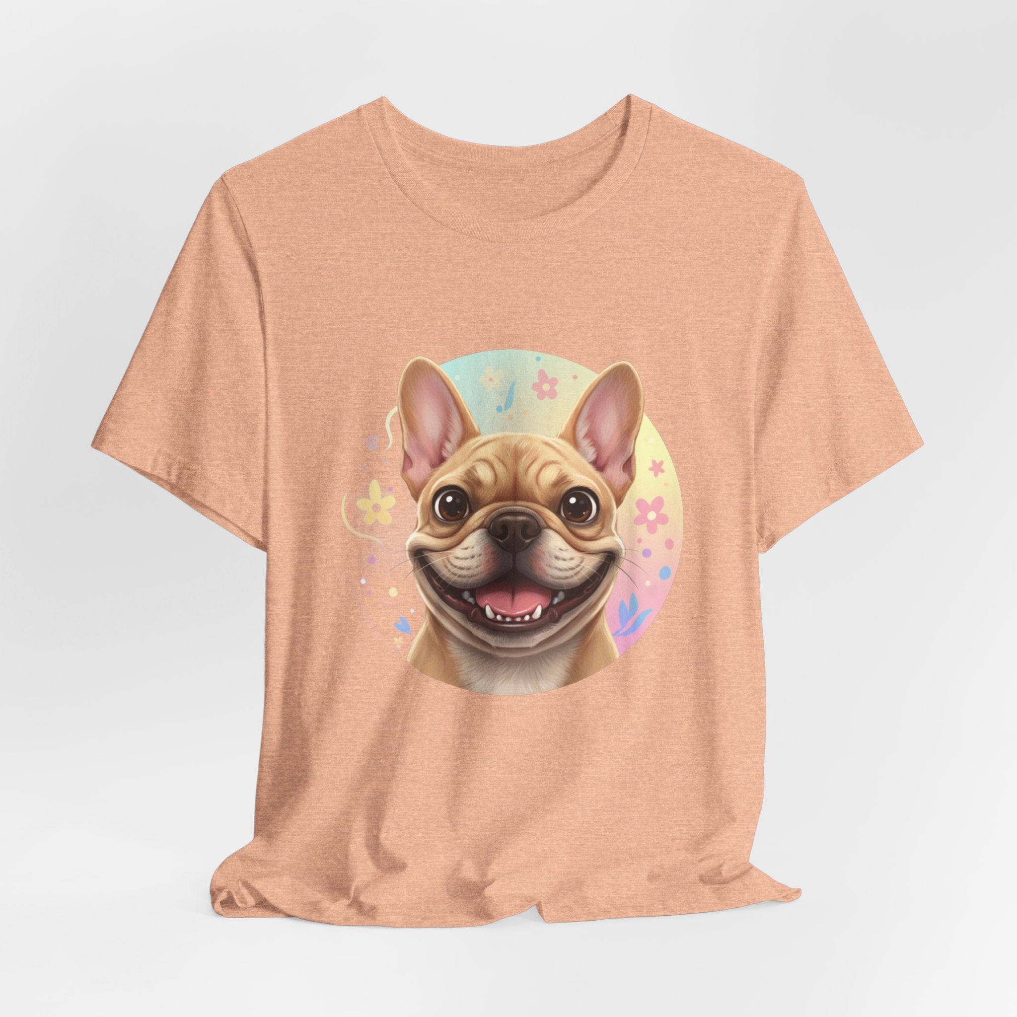 French Bulldog Smile T-Shirt — Cute Happy Dog Graphic Tee