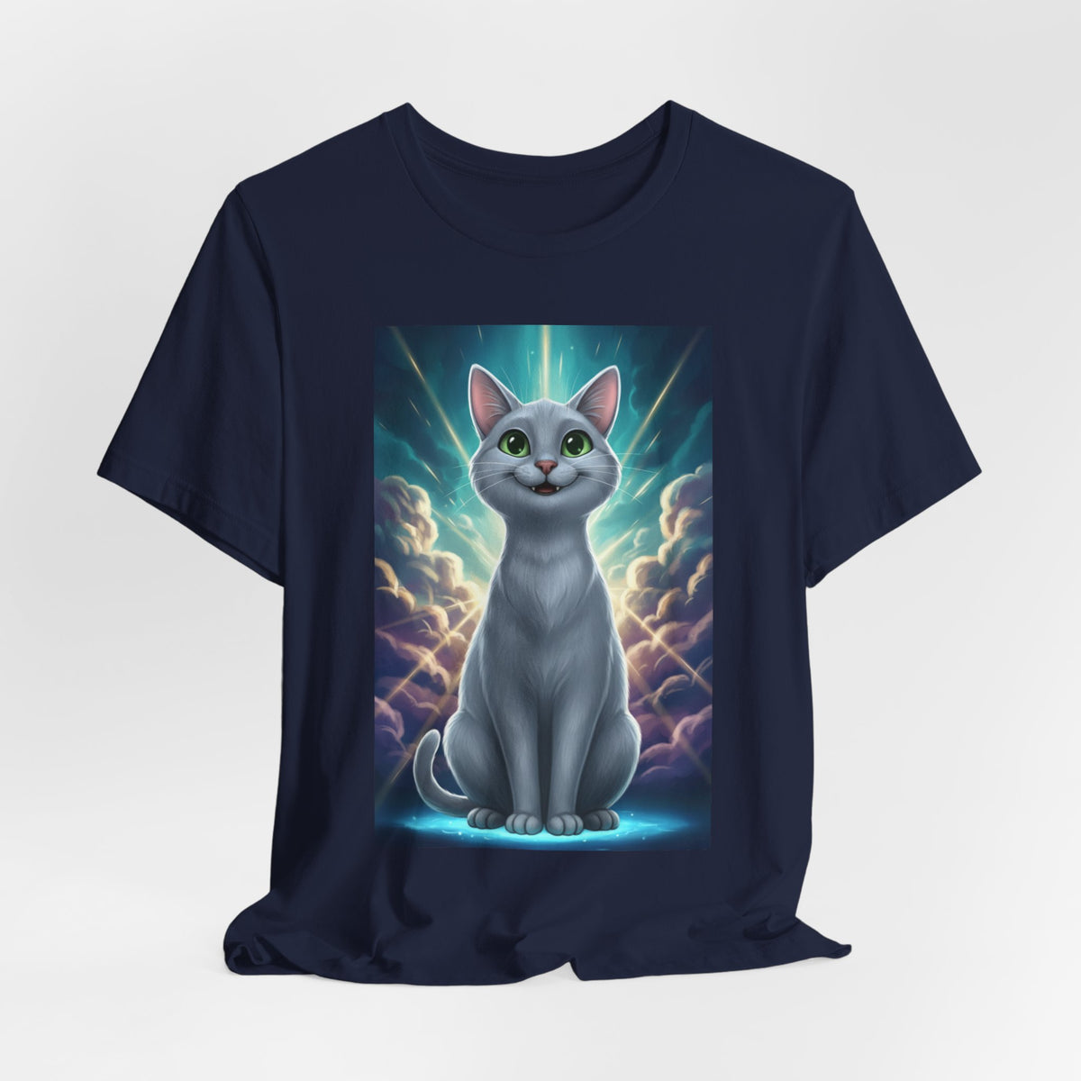 Cat — Russian Blue — T-Shirt