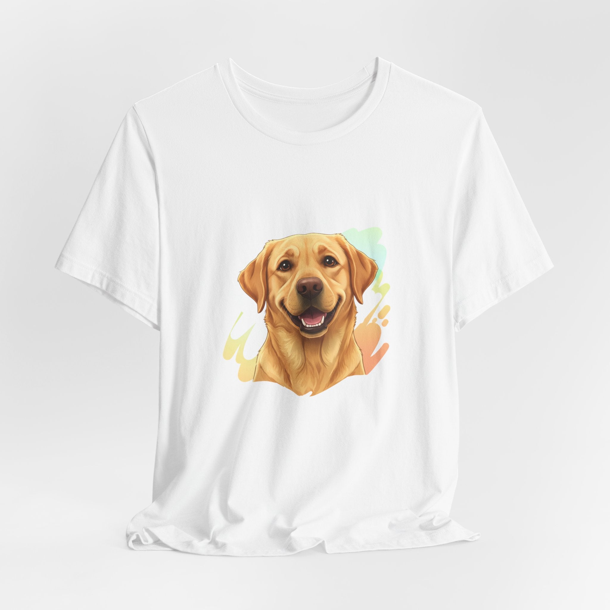 Labrador Retriever Portrait T-Shirt — Cute Dog Face Tee for Pet Lovers