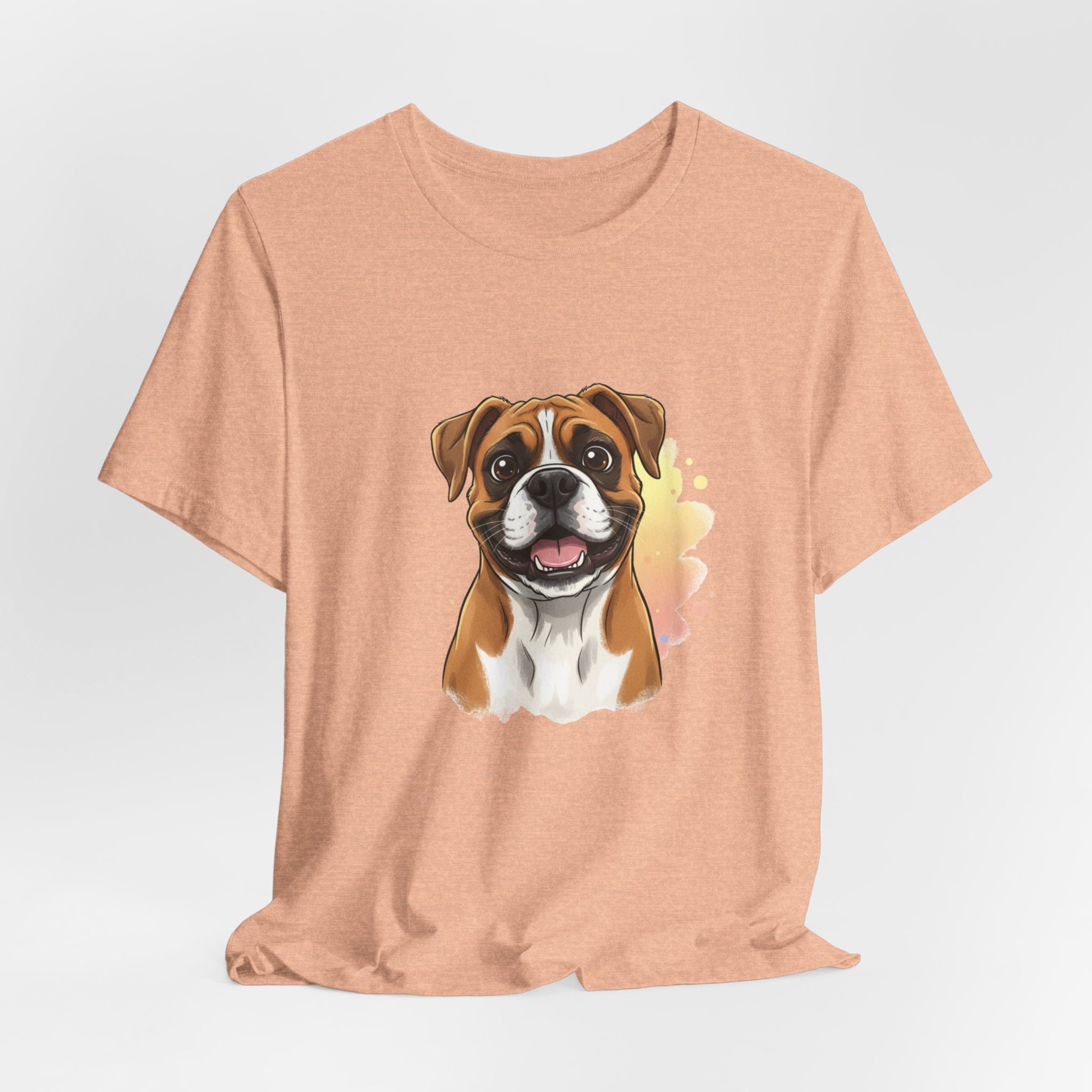 Boxer Dog T-Shirt — Cute Happy Boxer Portrait Tee