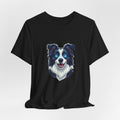 Border Collie Portrait Tee — Dog Lover Shirt