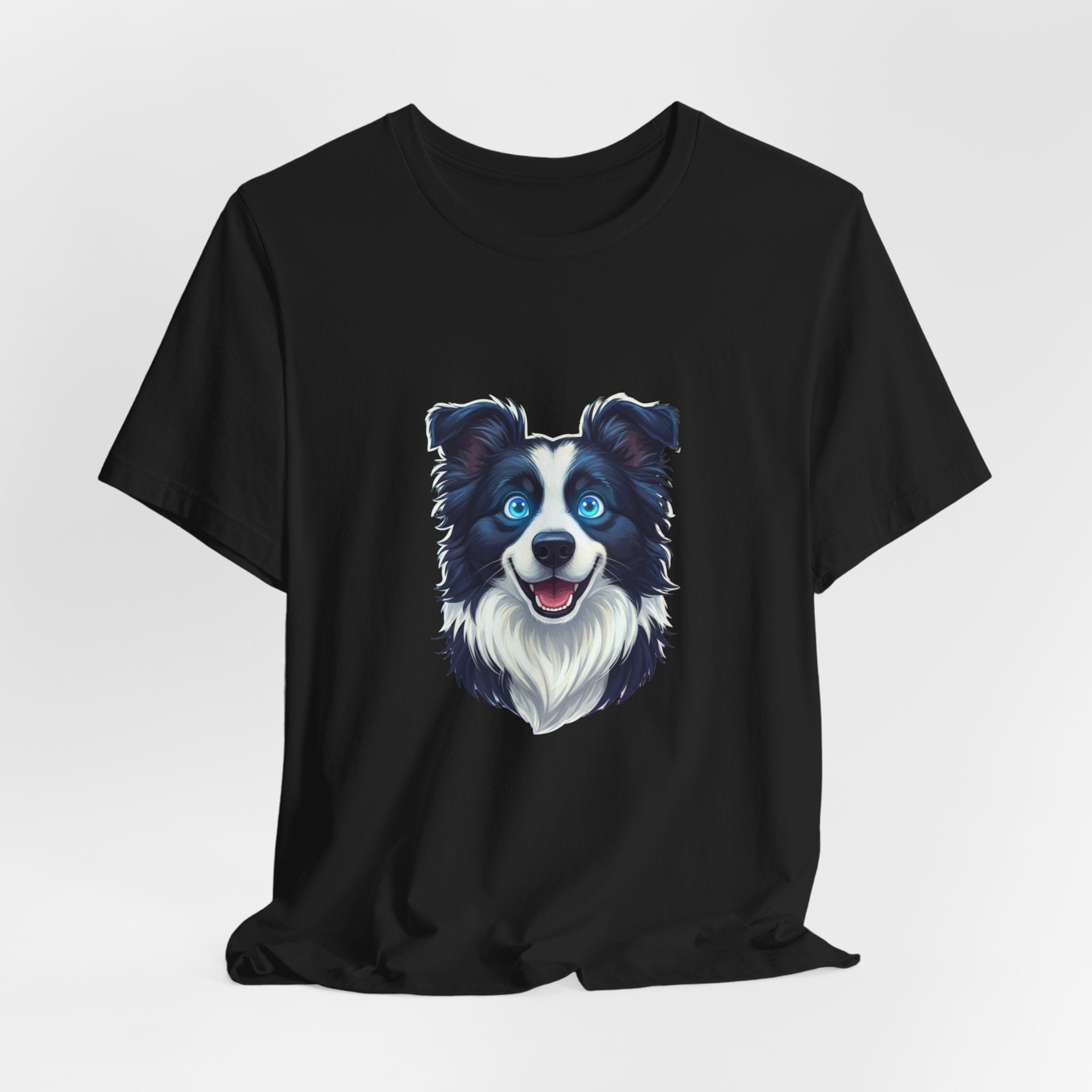Border Collie Portrait Tee — Dog Lover Shirt