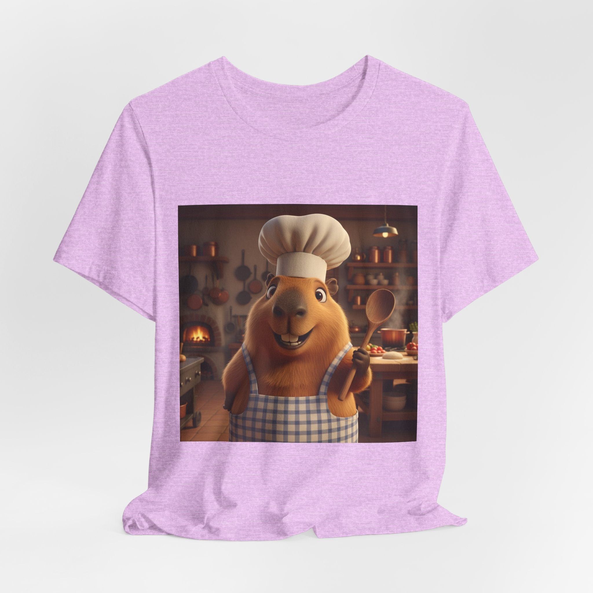 Capybara Chef T‑Shirt — Cute Capybara Chef Cooking Kitchen Tee
