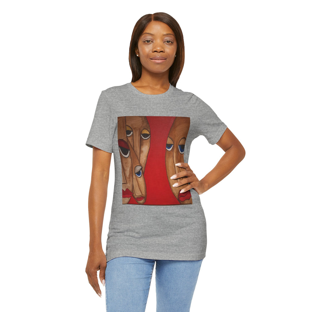 Alicia Wilson — Abstract Faces — T-Shirt