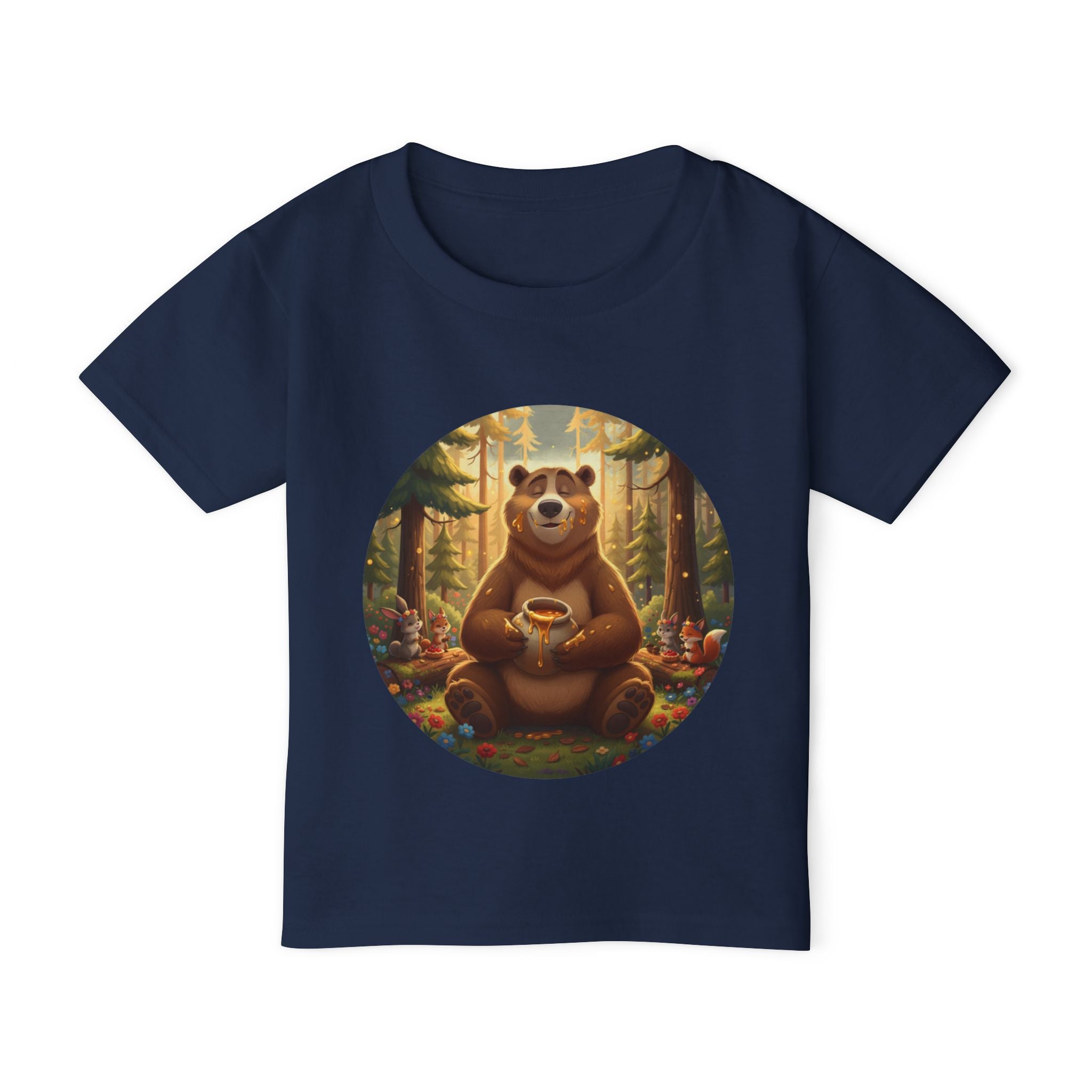 Hulabuloo — Bear — Forest Party Toddler T-Shirt