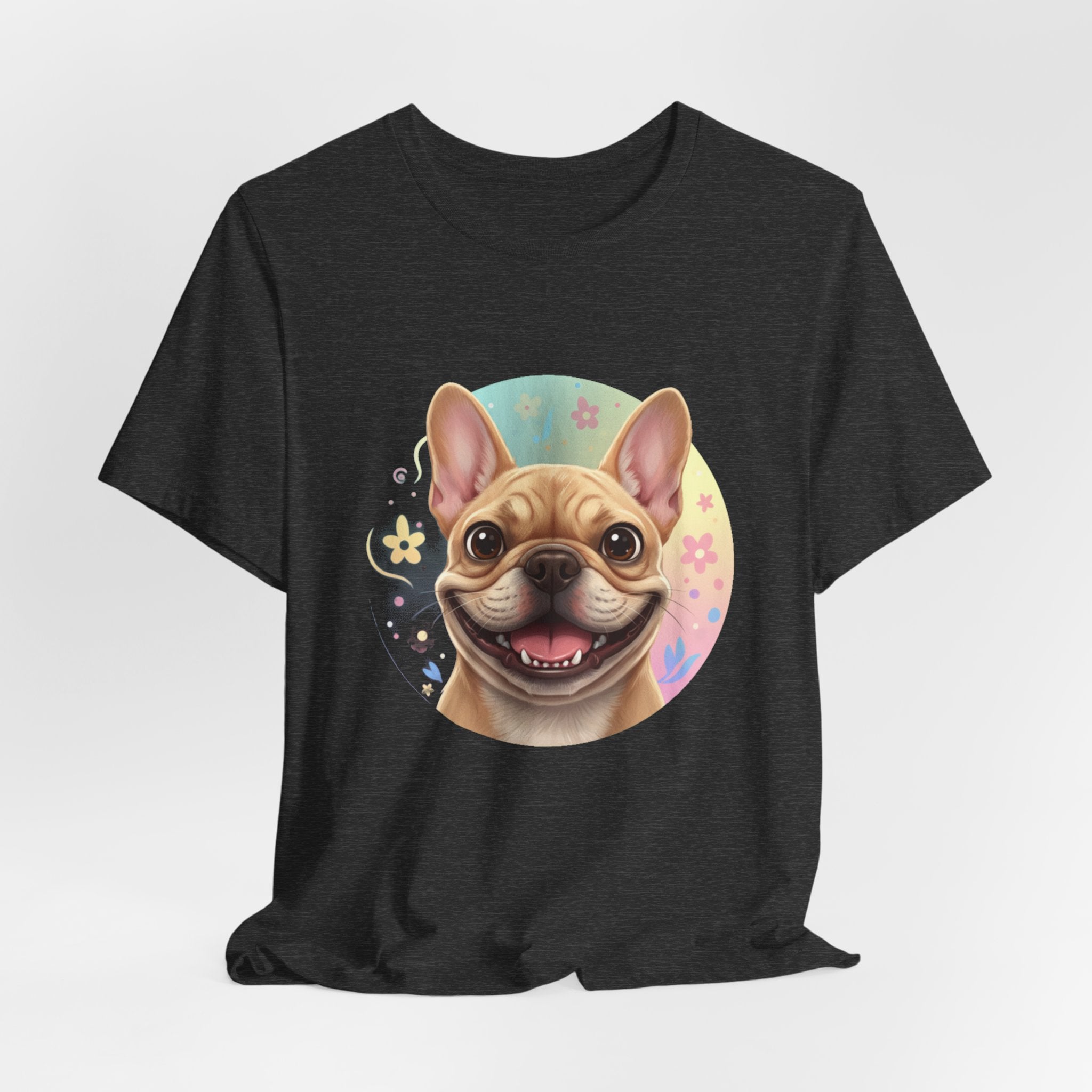French Bulldog Smile T-Shirt — Cute Happy Dog Graphic Tee