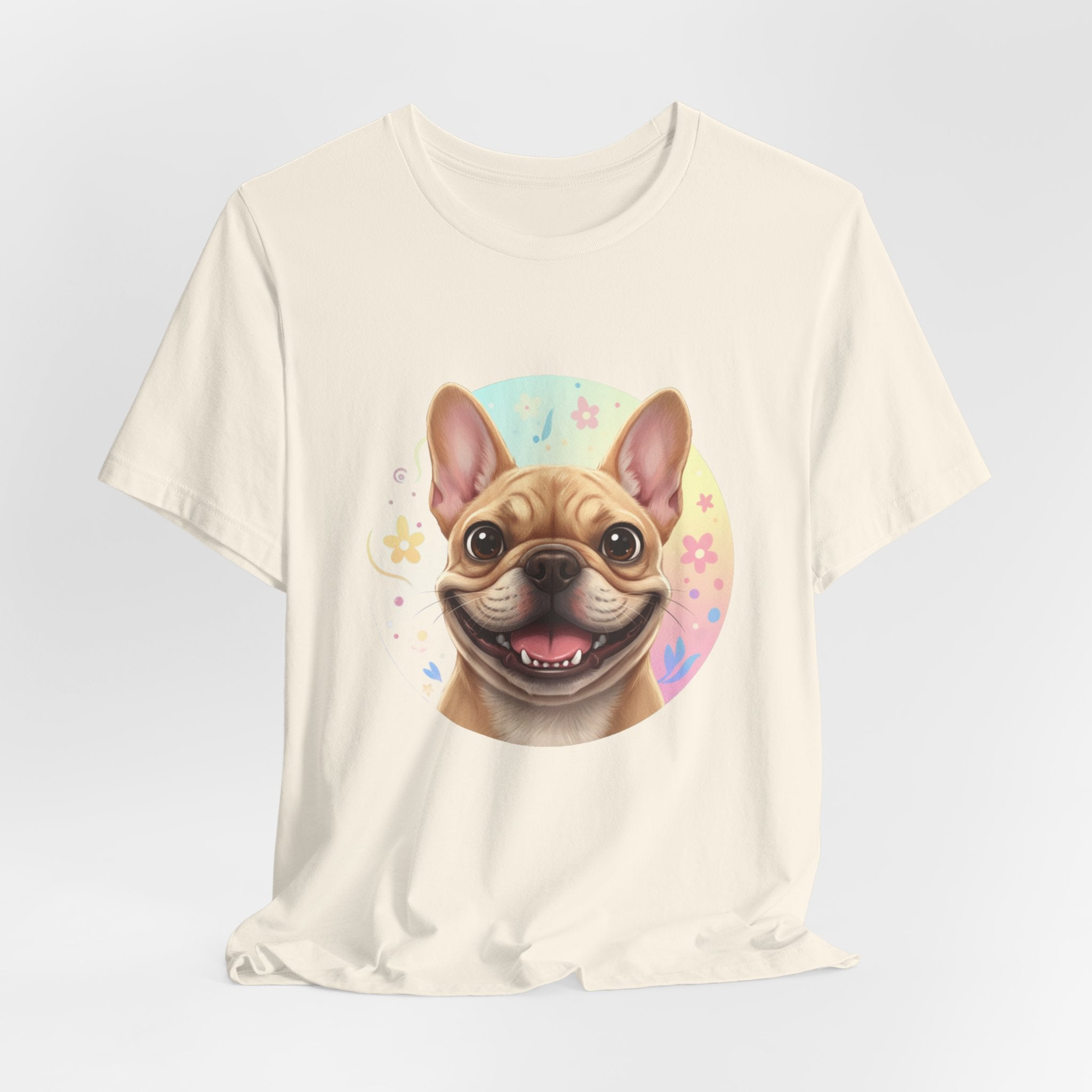 French Bulldog Smile T-Shirt — Cute Happy Dog Graphic Tee
