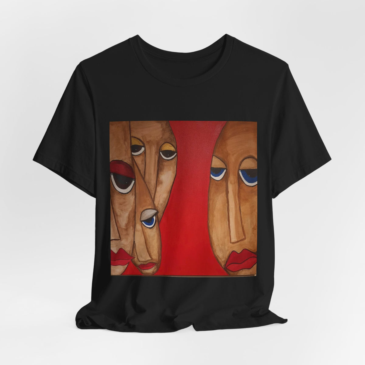 Alicia Wilson — Abstract Faces — T-Shirt