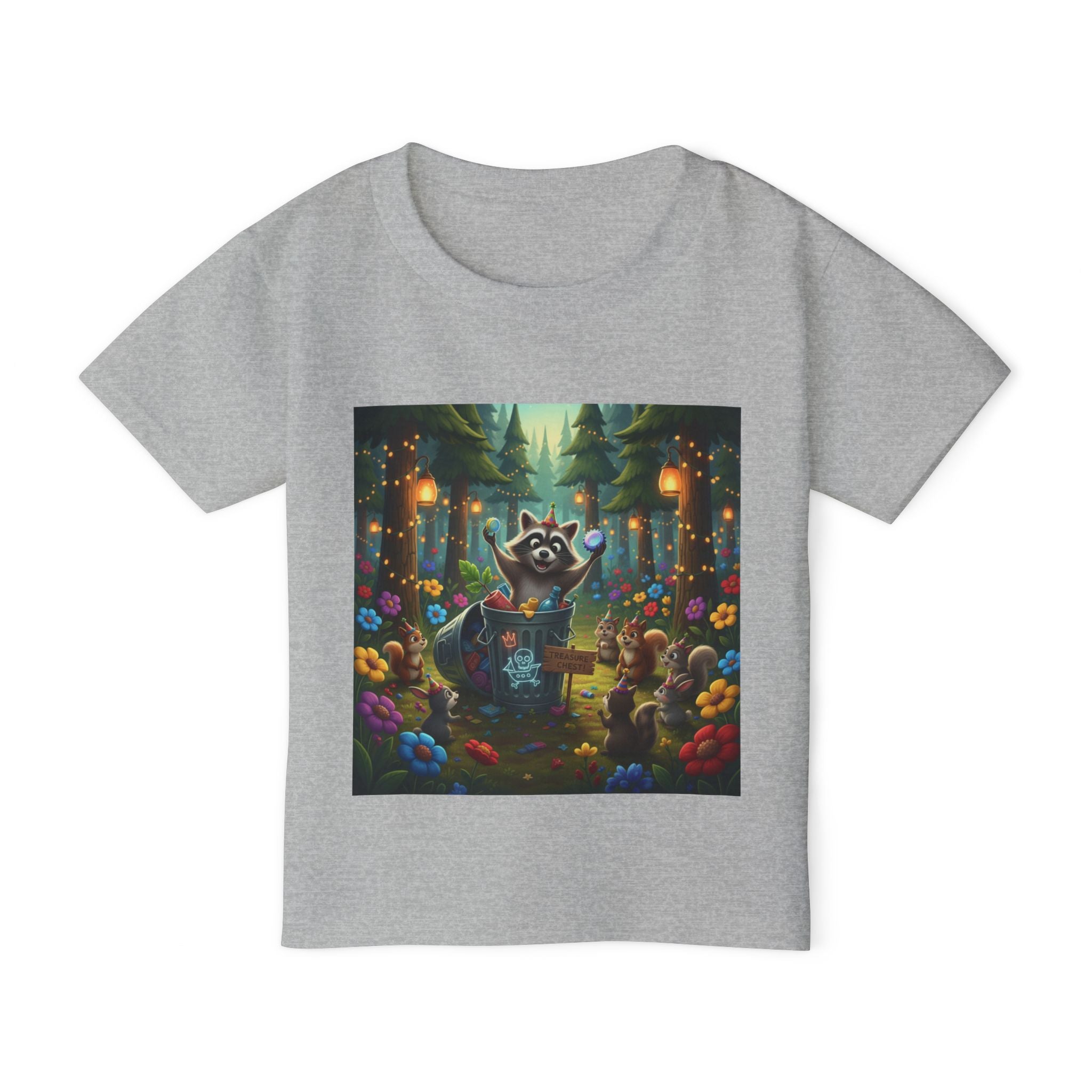 Hulabuloo — Raccoon — Forest Party Toddler T-Shirt