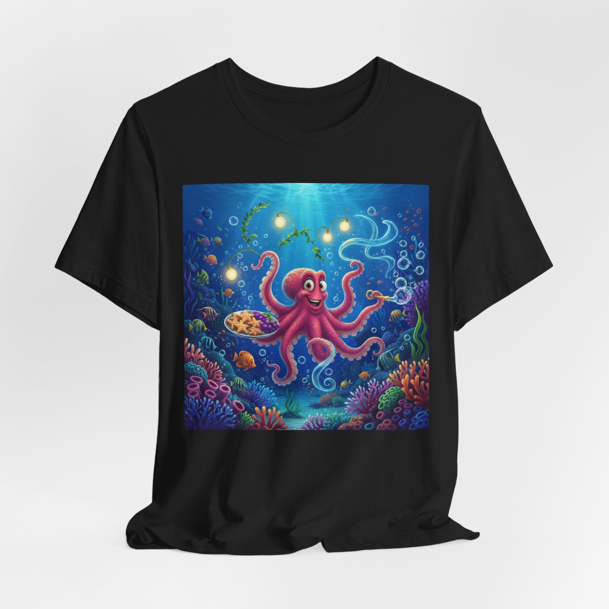Octopus Ocean Tee — Colorful Underwater Sea Life T-Shirt