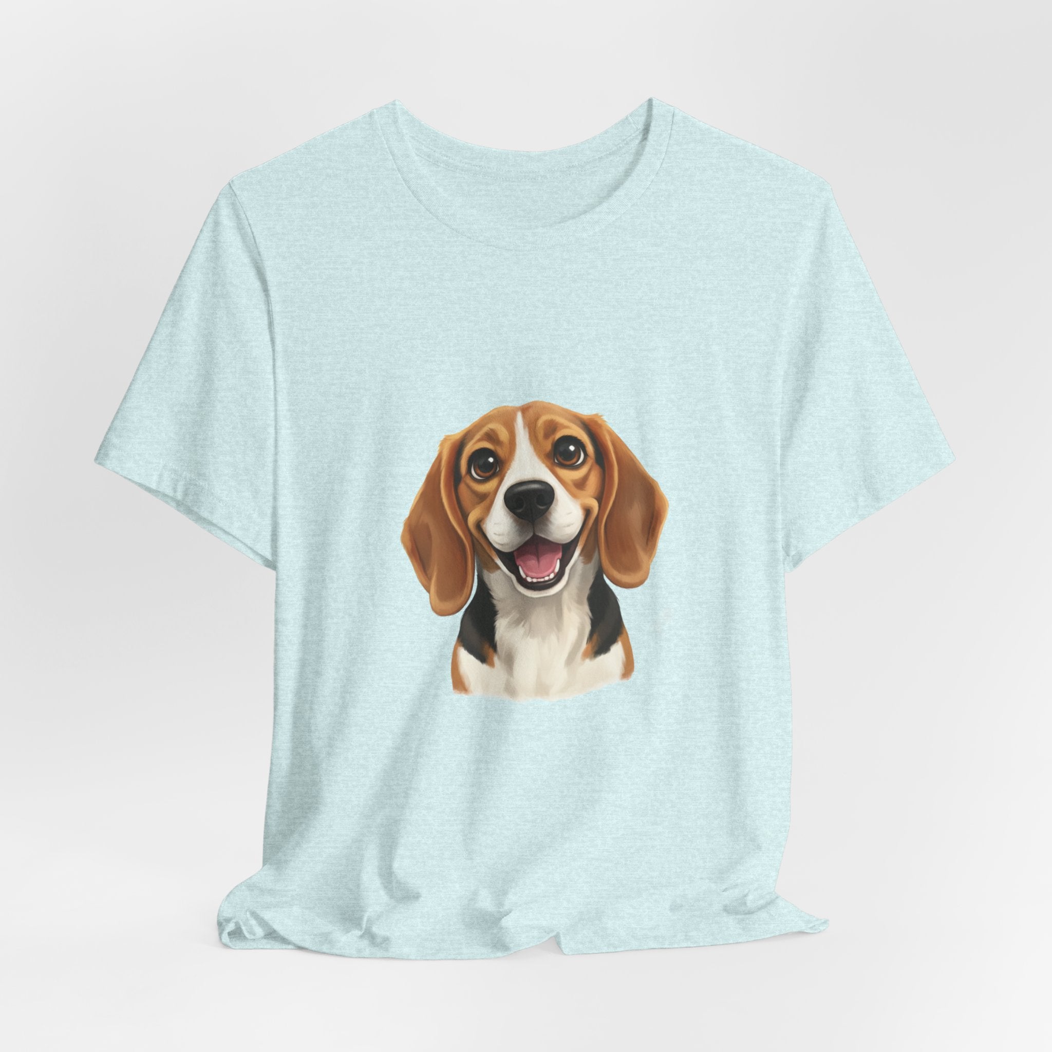 Beagle Portrait T‑Shirt — Cute Happy Dog Tee for Pet Lovers