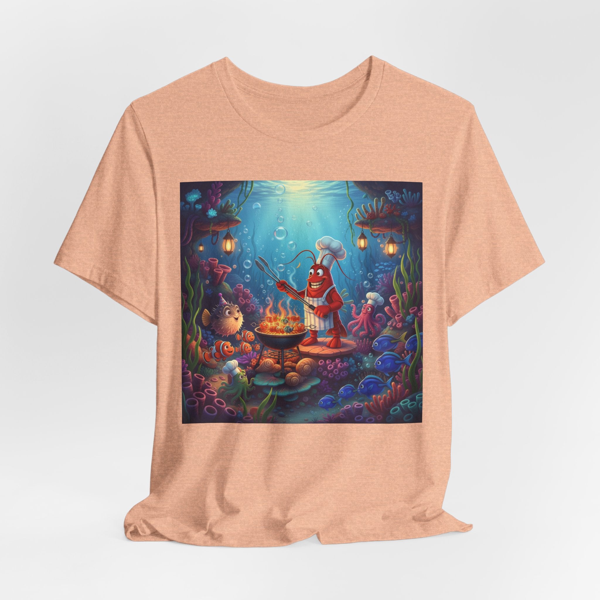 Underwater Creature Scene T-Shirt — Sea Creature Party Tee