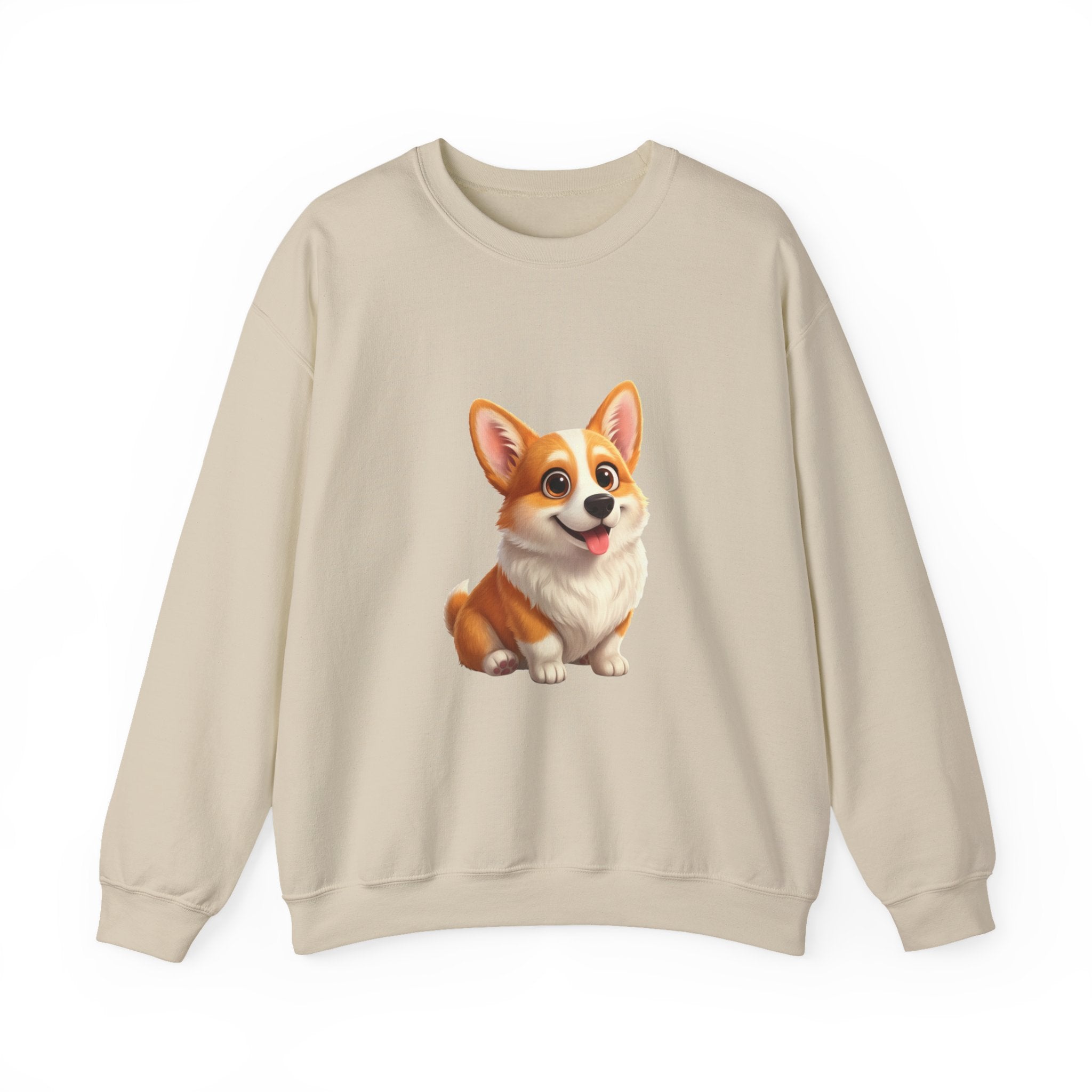 Corgi Crewneck Sweatshirt — Cute Cartoon Pembroke Corgi Pullover