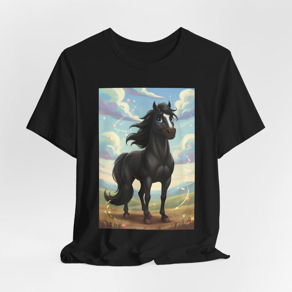 Horse — Kiger Mustang — Jet Black — T-Shirt