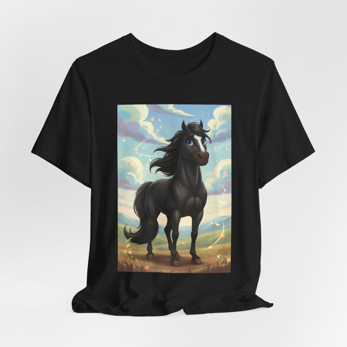 Horse — Kiger Mustang — Jet Black — T-Shirt
