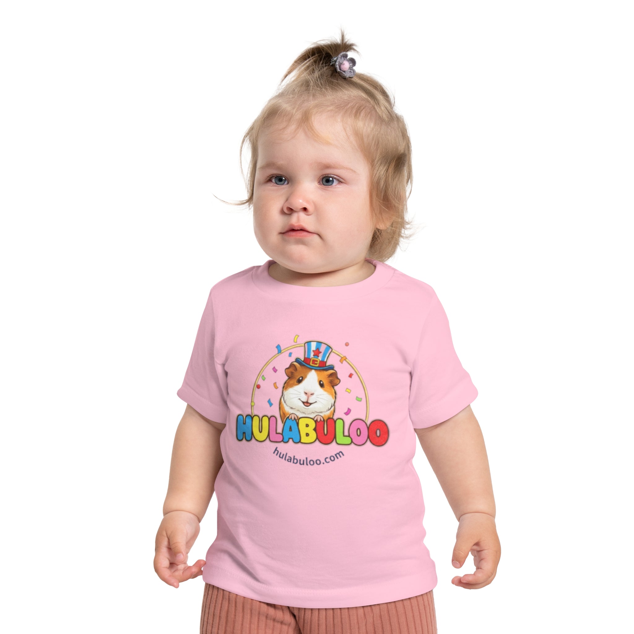 Baby T-Shirt — Colorful Cute 'HULABULOO' Chester Graphic Tee