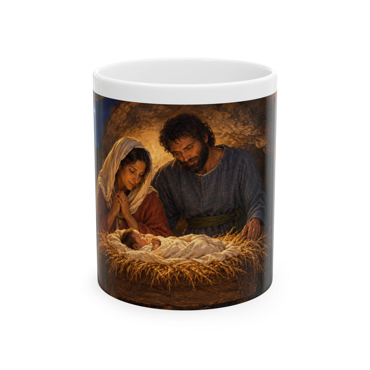 Hulabuloo — Nativity — Christmas Bible Ceramic Mug