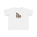 Kitties Toddler Tee — Kids Patriotic Kitties Spirit of 76 with American Flag