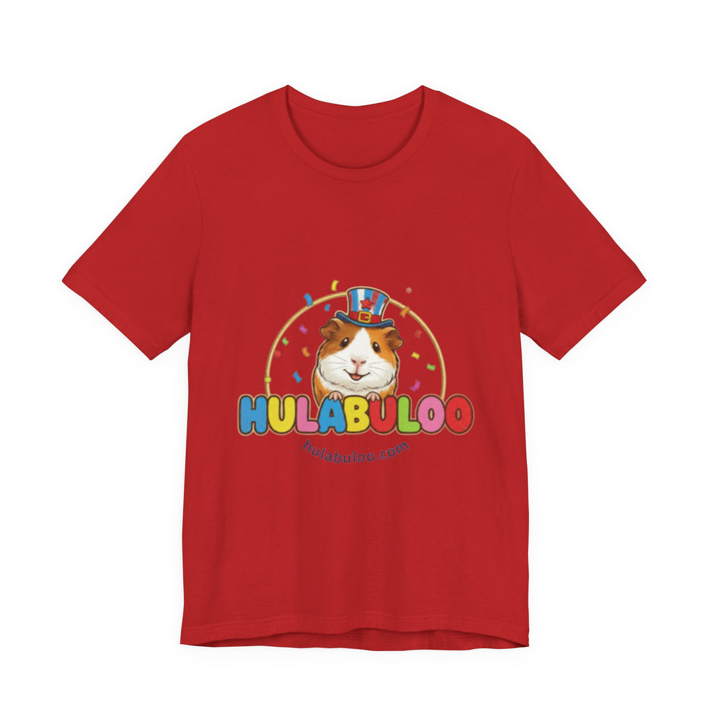 Guinea Pig Logo Tee — Hulabuloo Cute Pet Graphic T-Shirt